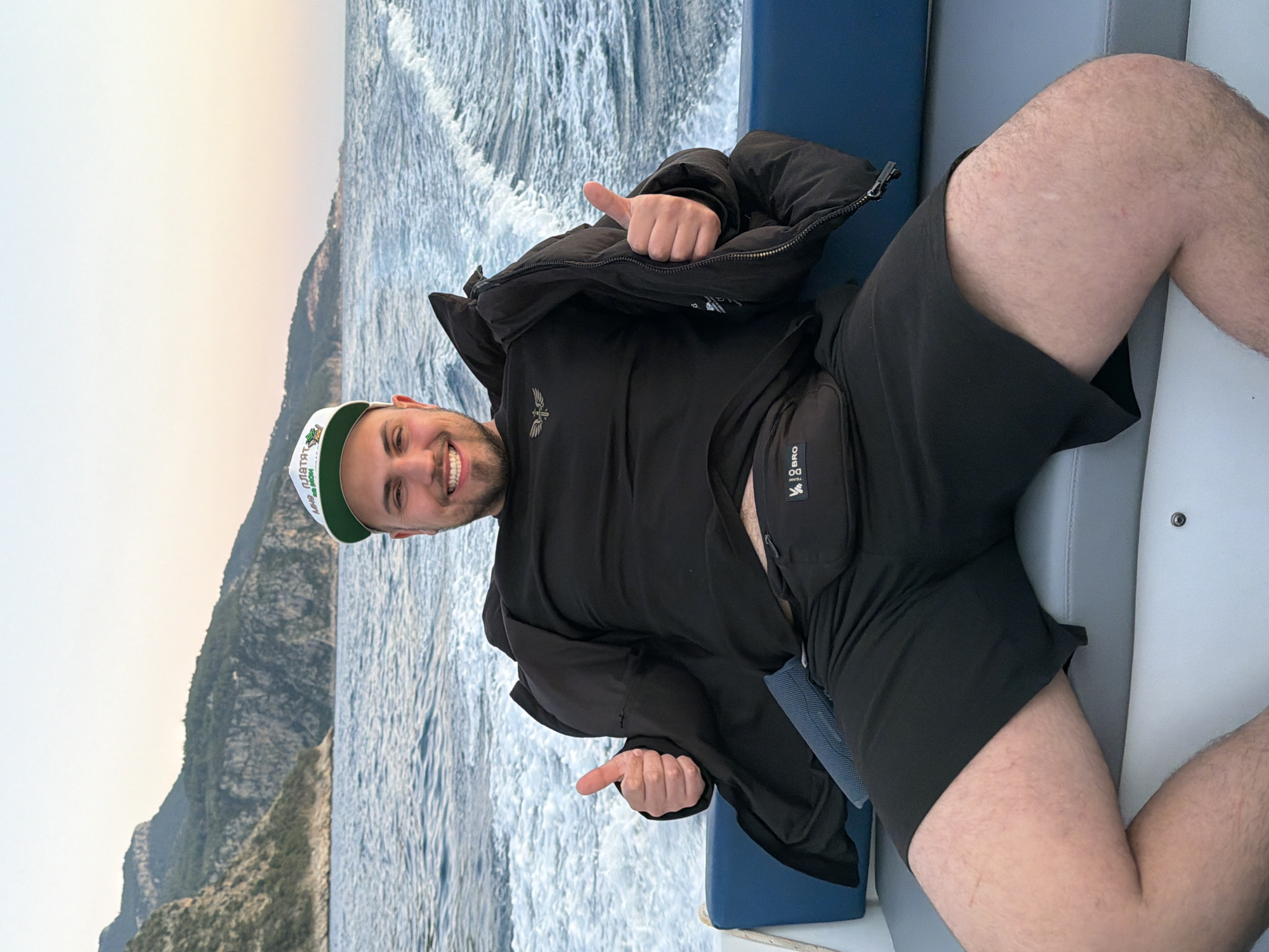 Boat excursion documented off Turkish coast during sunset hours