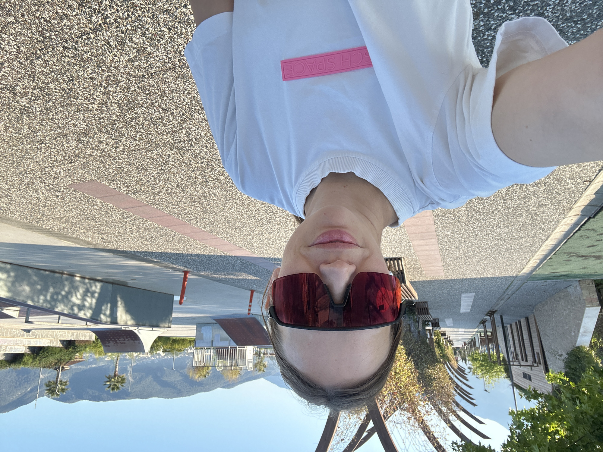 Tourist Takes Early Morning Selfie at Fethiye Skate Park