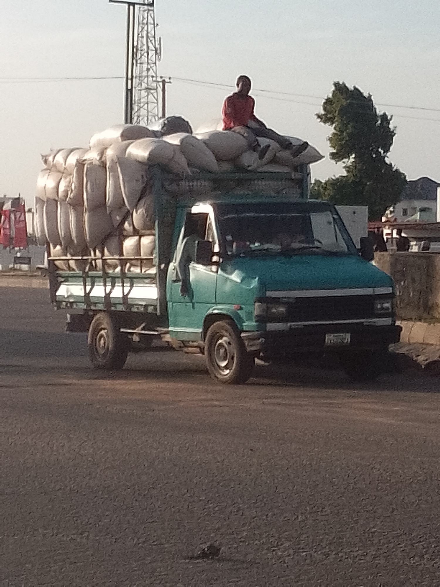 Daily street life documented in Pantame, Nigeria