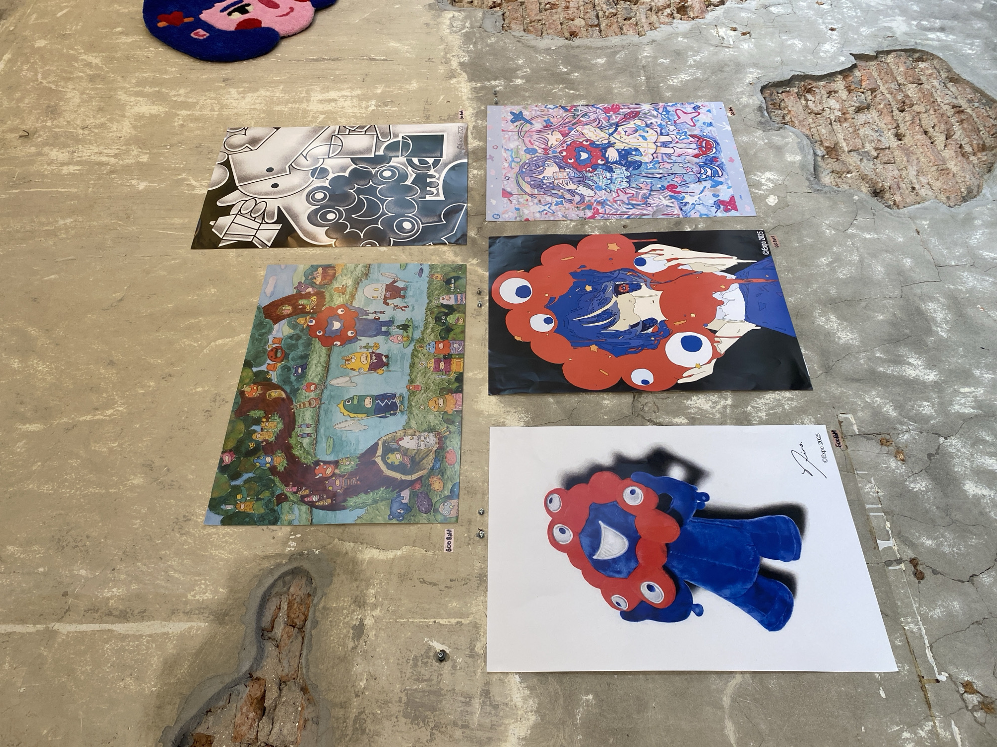 Underground art space documented in Bangkok during early morning hours
