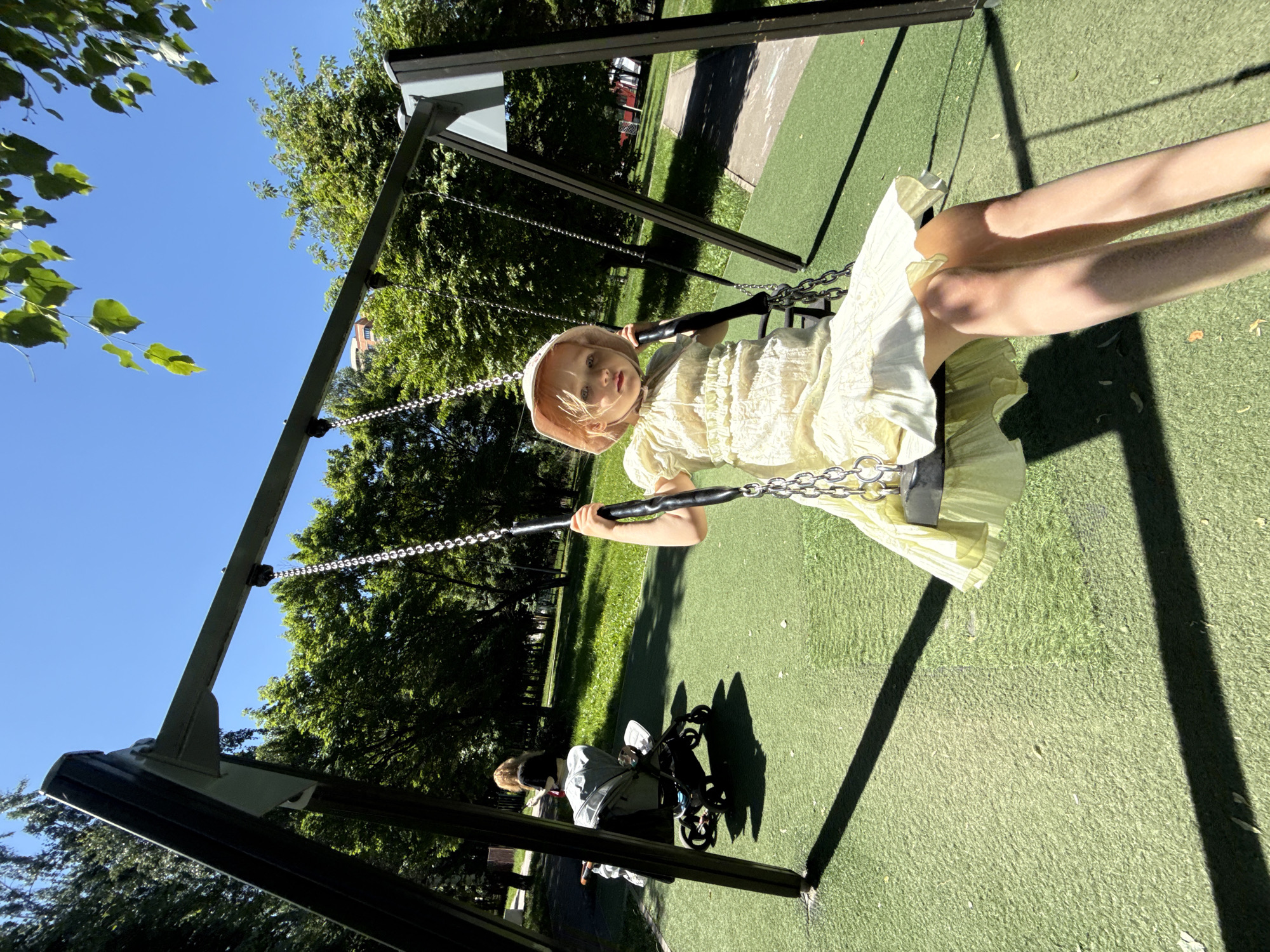 Family day out documented across Moscow parks and shopping centers