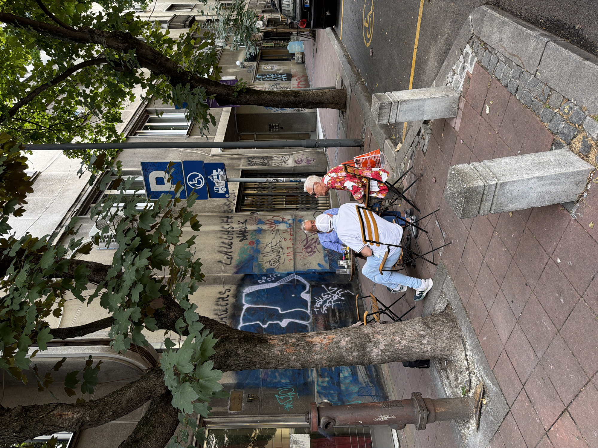 Morning stroll and café time in central Belgrade