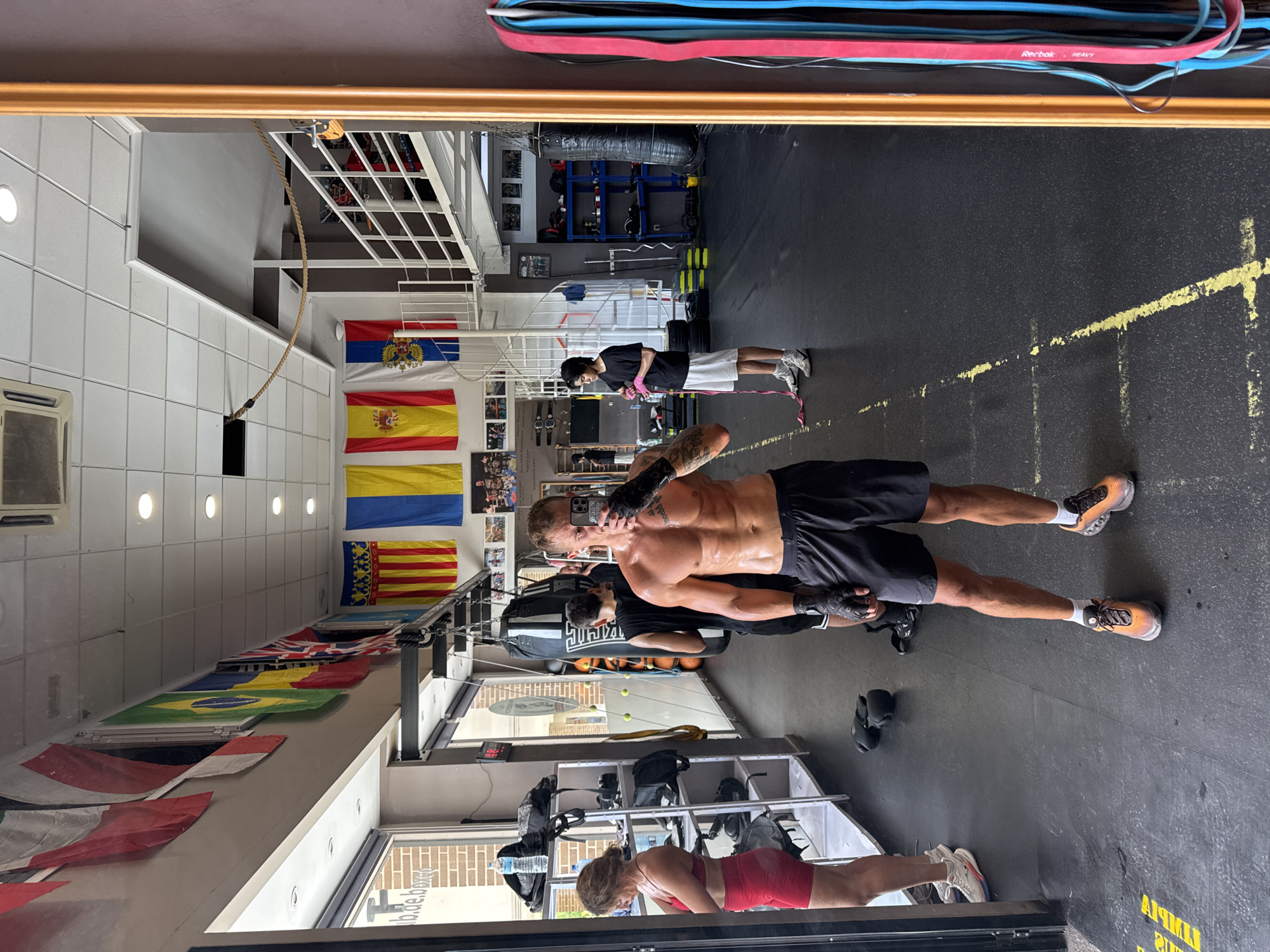 Boxing gym training and coastal views in Calp, Spain