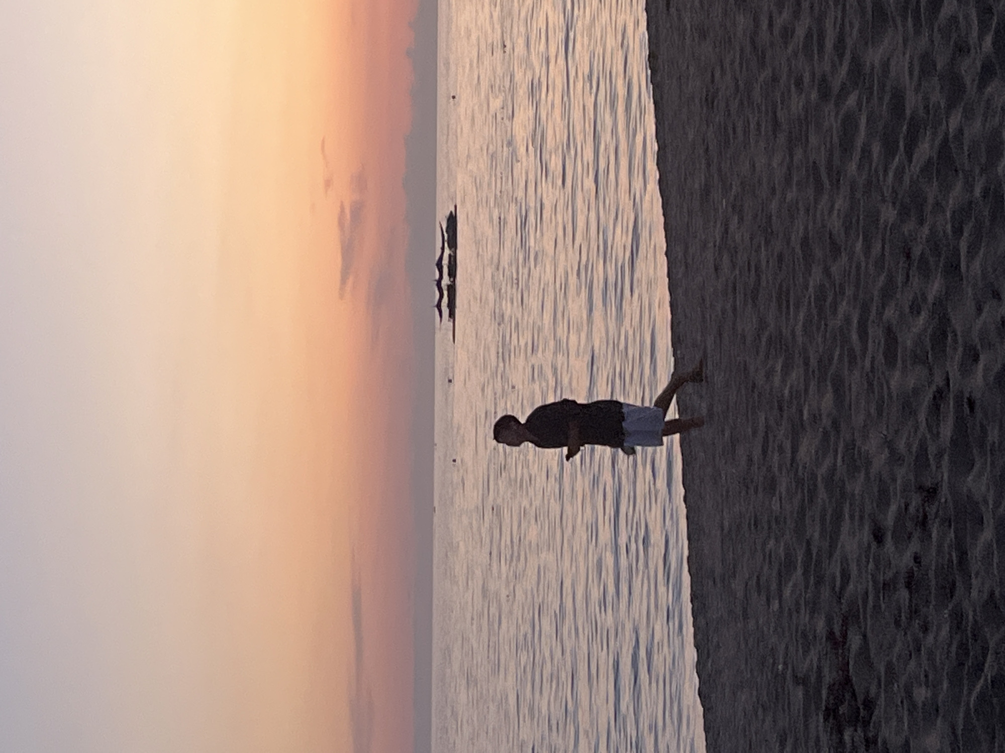 Evening beach life captured in Alanya during sunset hours