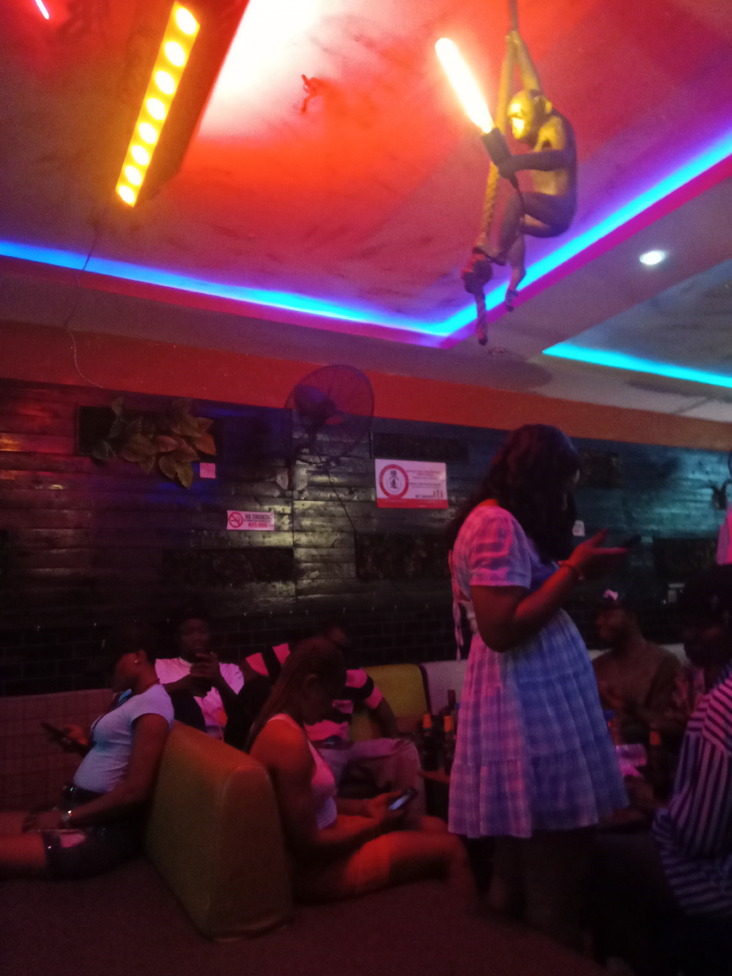 DJ and performers entertain crowds at Obosi nightclub