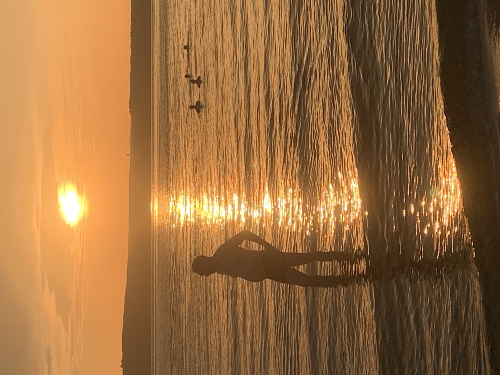 Golden hour at the Matyushino waterfront, late summer