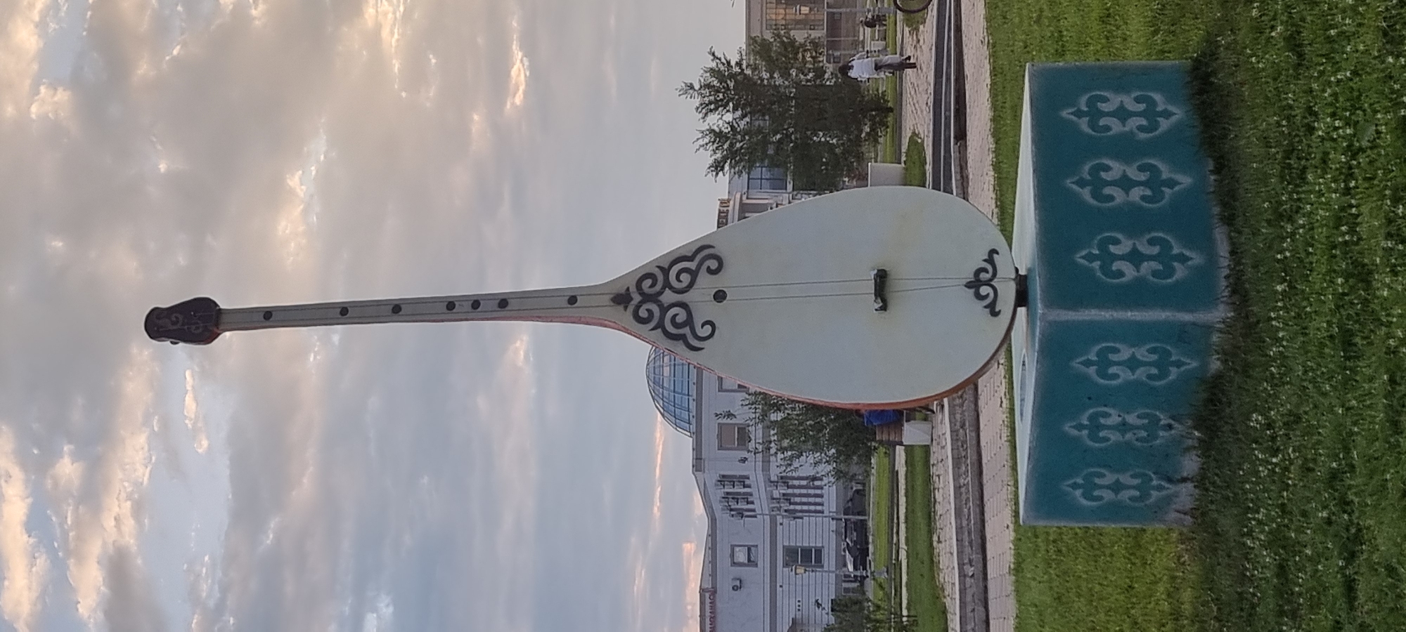 Afternoon around Aktobe's landmarks, streets, and public spaces