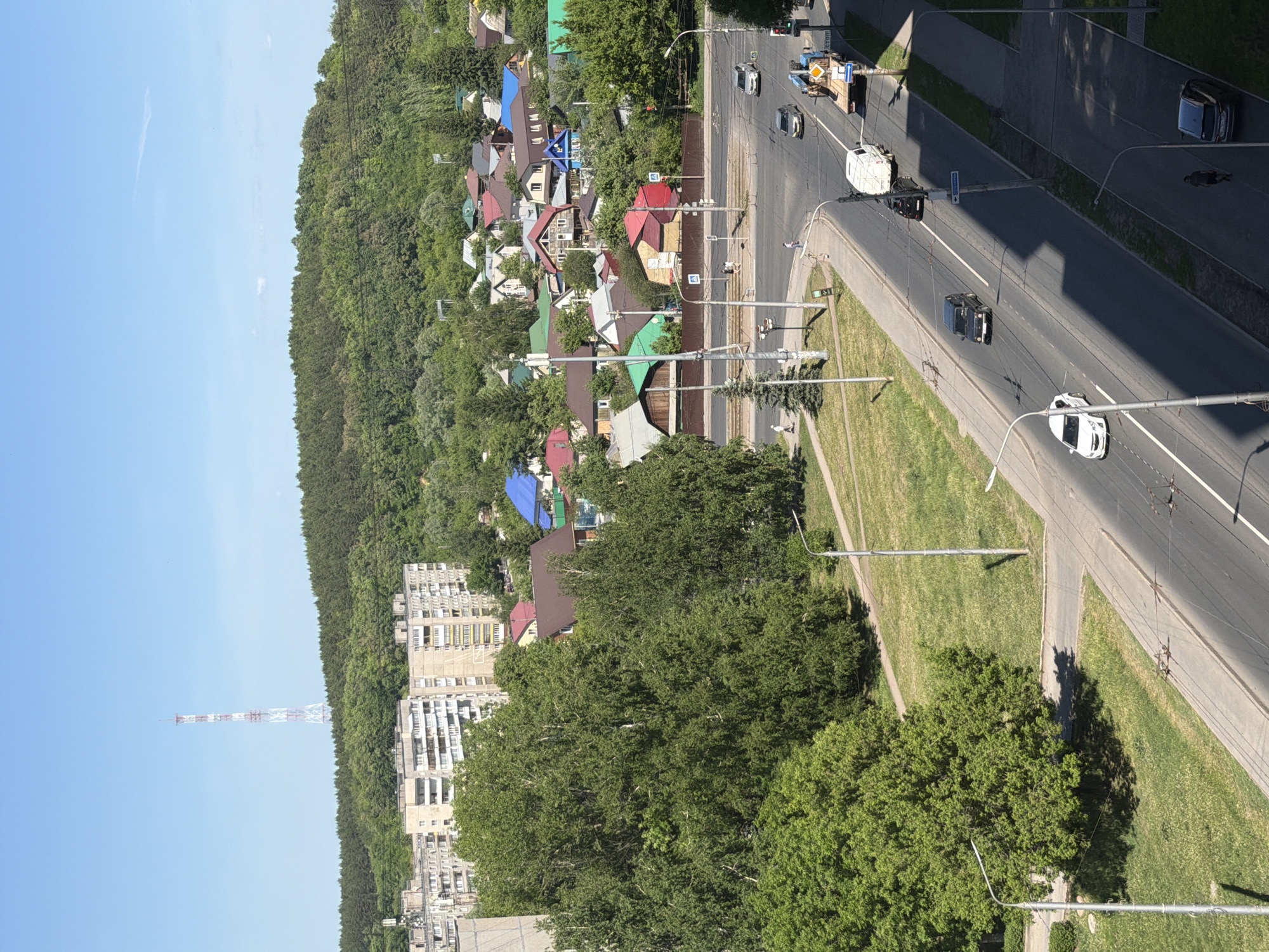 City traffic view and skincare products documented same morning
