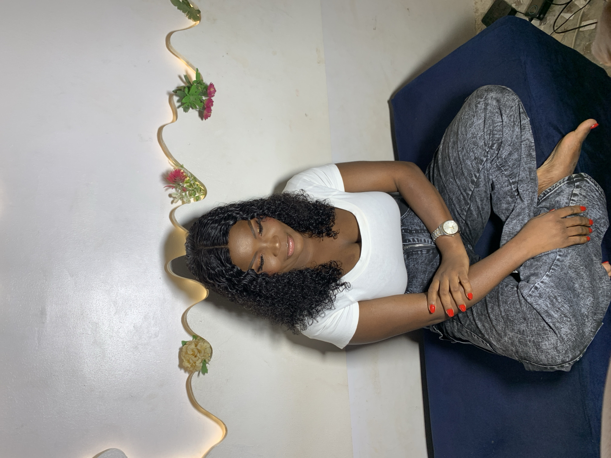 Indoor portrait session in Jos, Nigeria