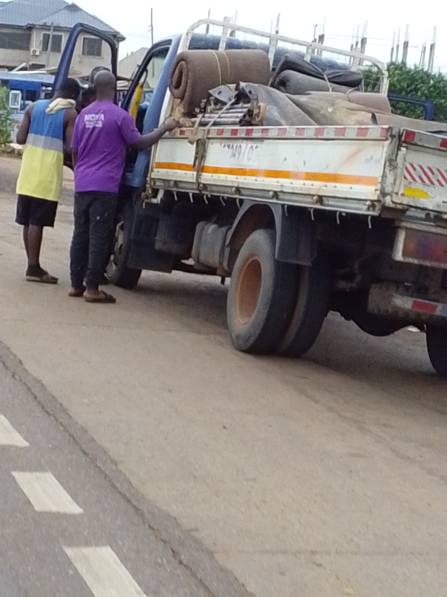 Two men with loaded truck observed in Sugashee, Ghana