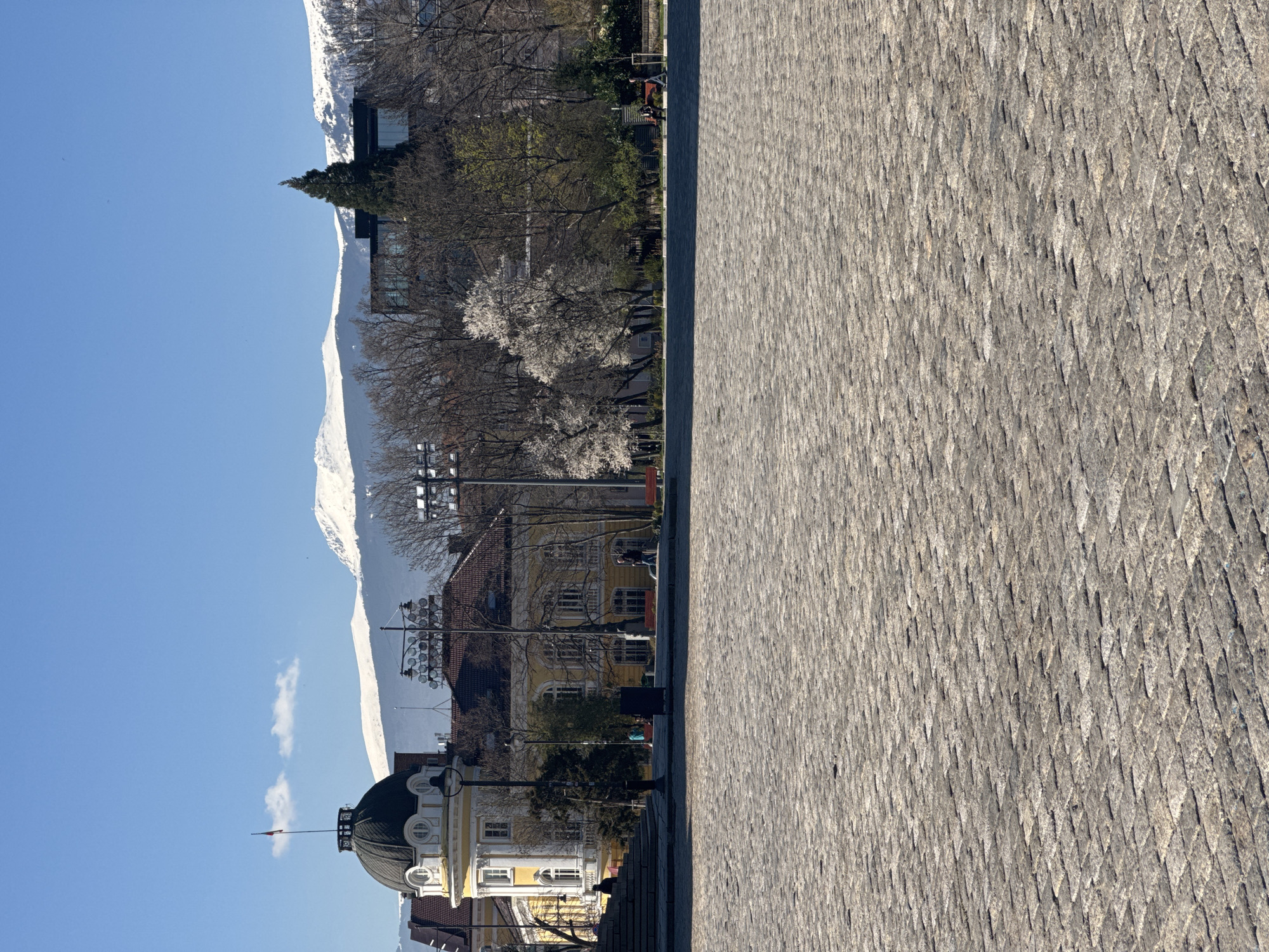 Morning walk through Sofia captures Easter decorations, landmarks