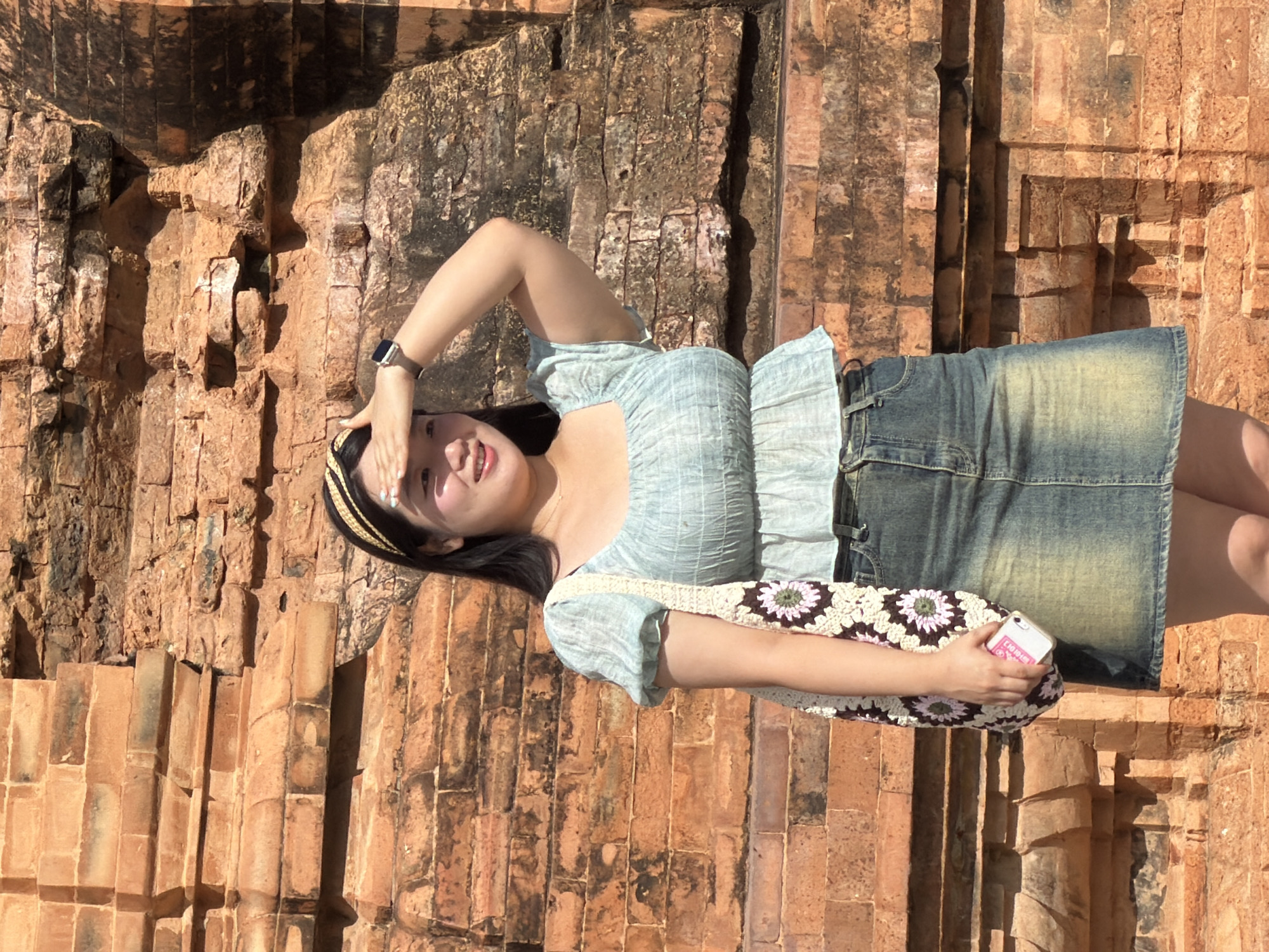 Tourists at Po Nagar Cham Towers, Nha Trang