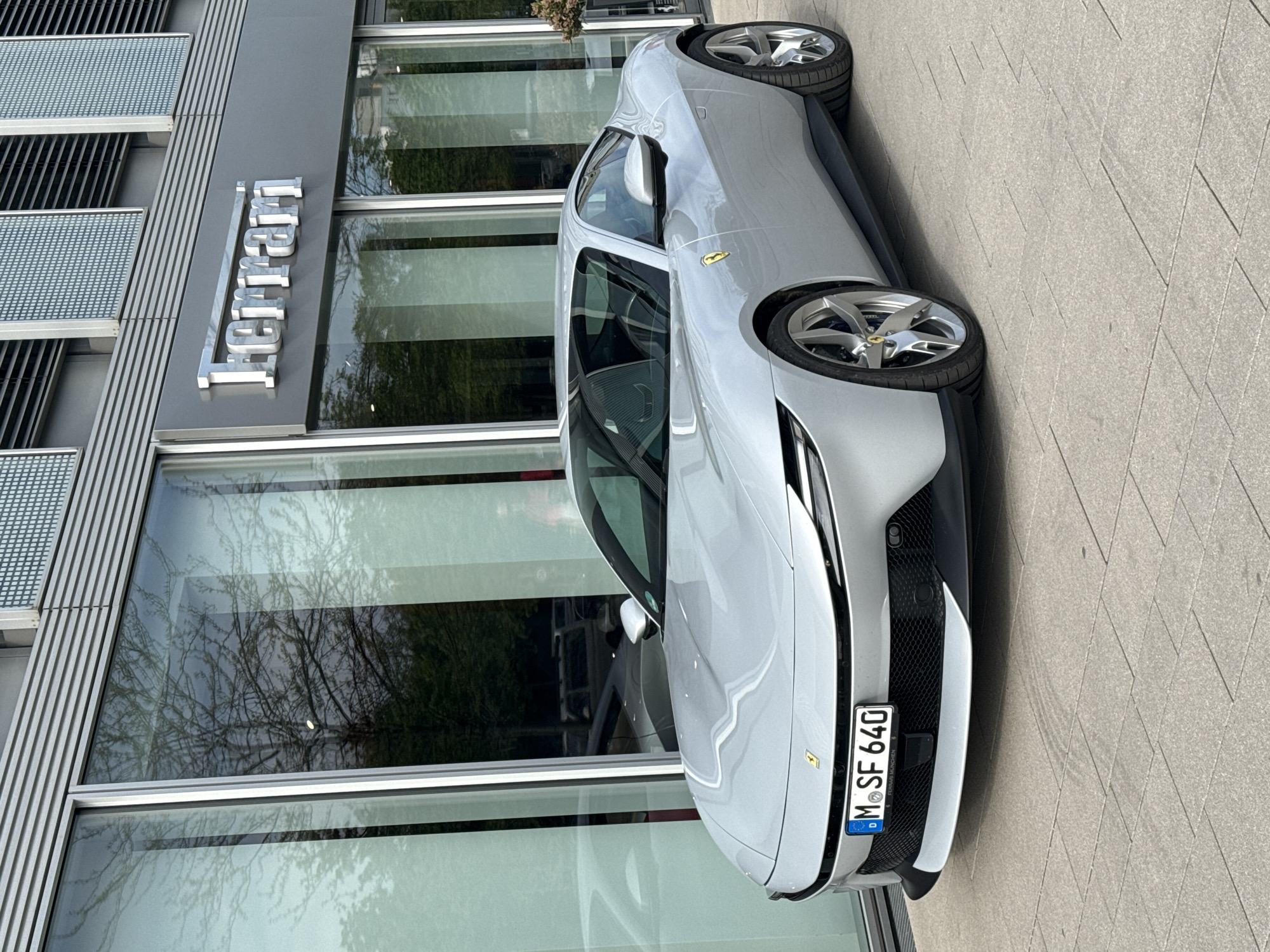 Ferrari Roma spotted parked outside Munich building