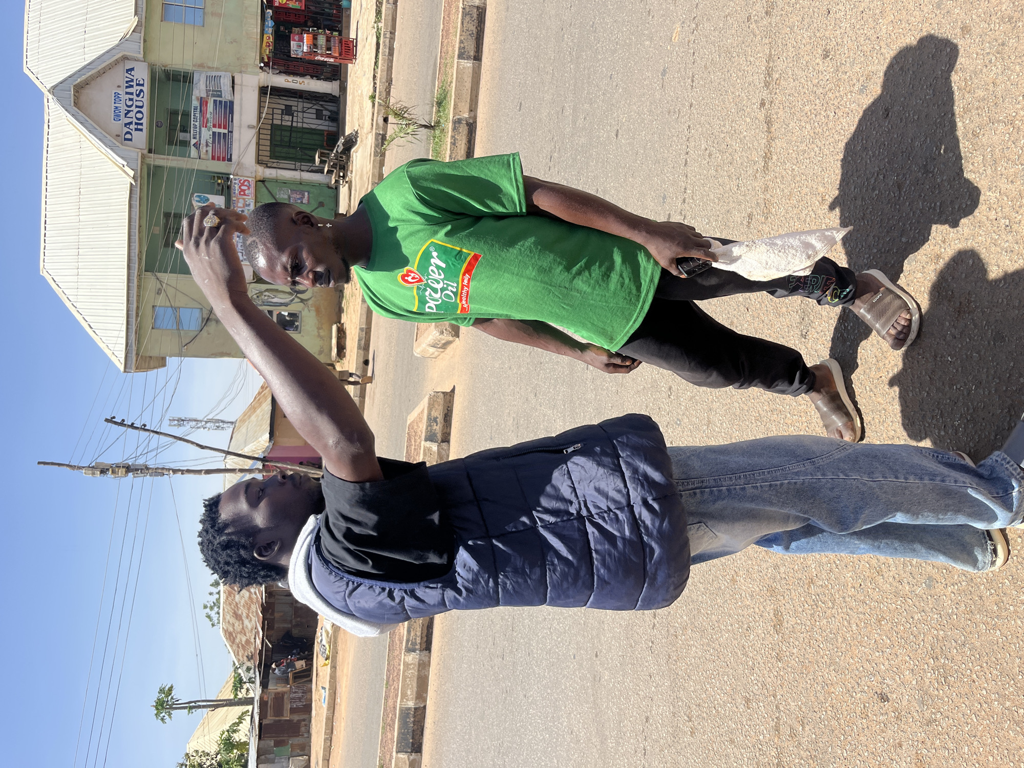 Street life captured in Gura Top Nigeria morning scenes