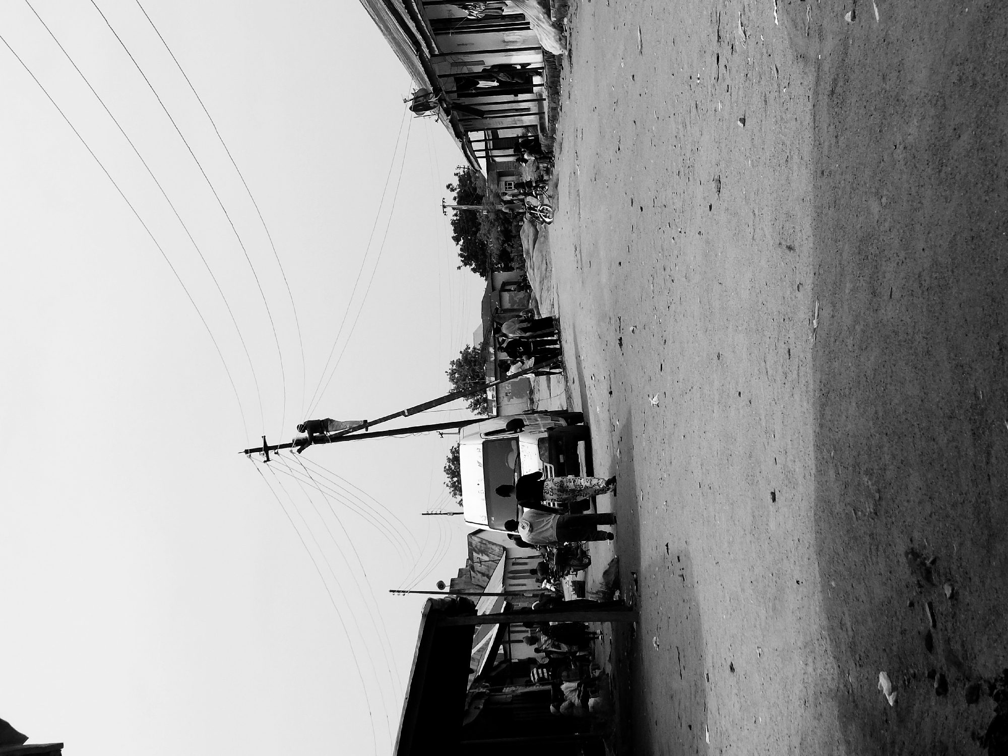Morning street life documented in Barakin Angundi, Nigeria