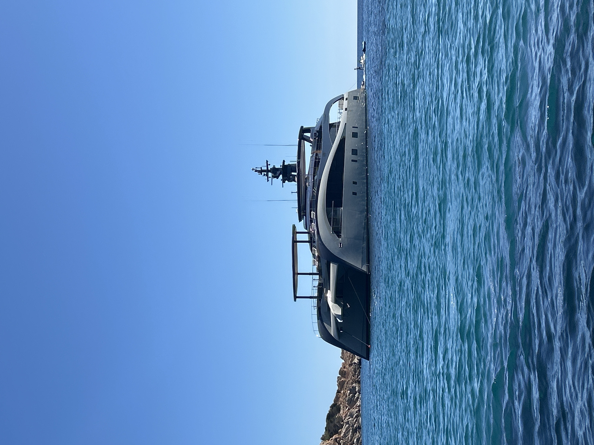 Luxury yachts anchor in pristine La Maddalena waters