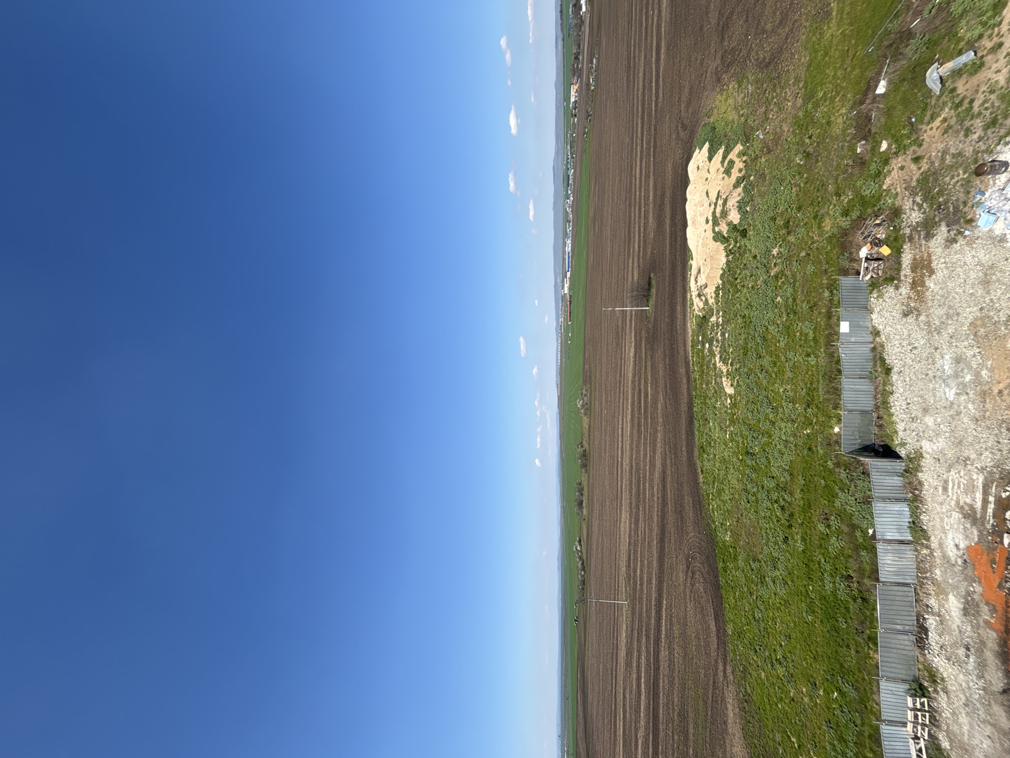 Aerial views capture rural Burgas countryside from elevated vantage