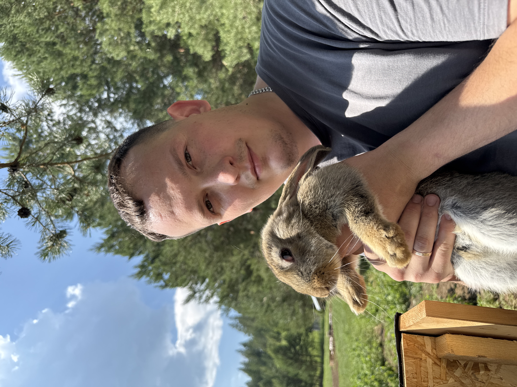 Wildlife sanctuary visit with deer and rabbit feeding