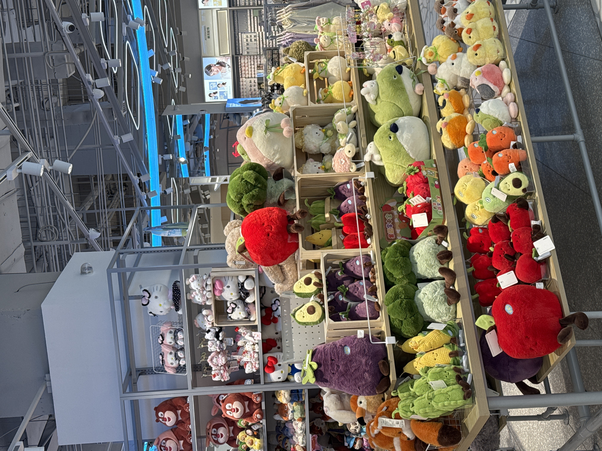Shoppers browse malls featuring traditional displays in Guta, Linghe