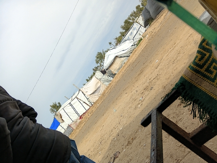Daily life documented in Khan Yunis displacement camp