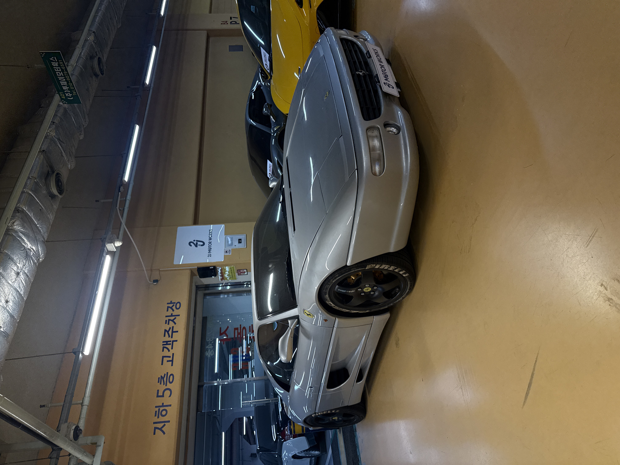 Luxury car collection spotted in Seoul underground parking garage