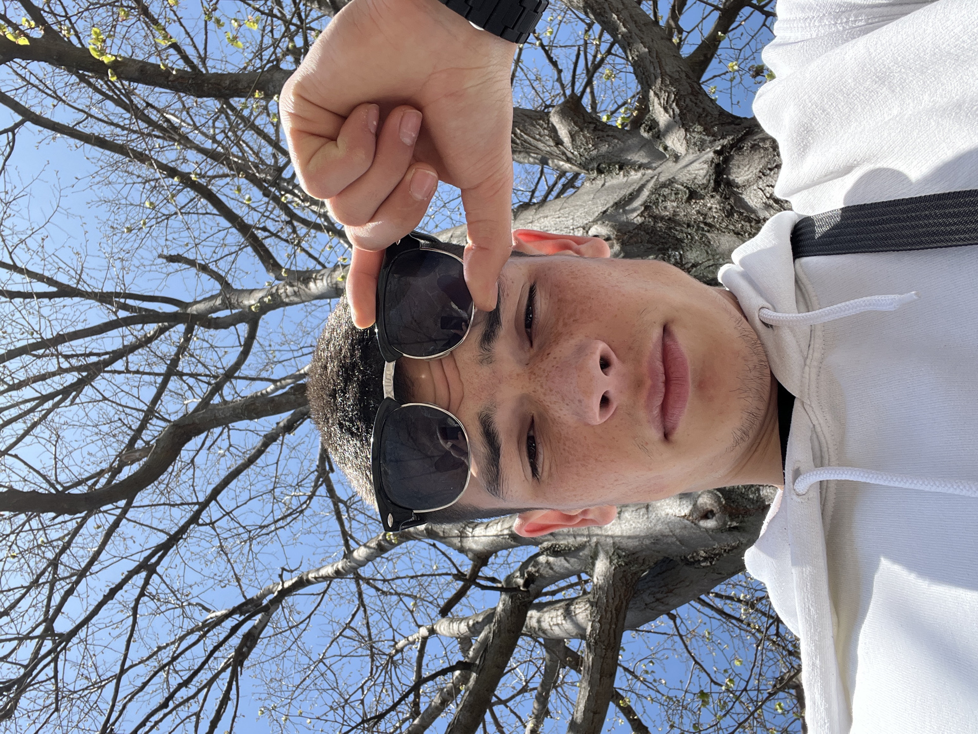 Young man photographed in outdoor session in Sopot, Bulgaria