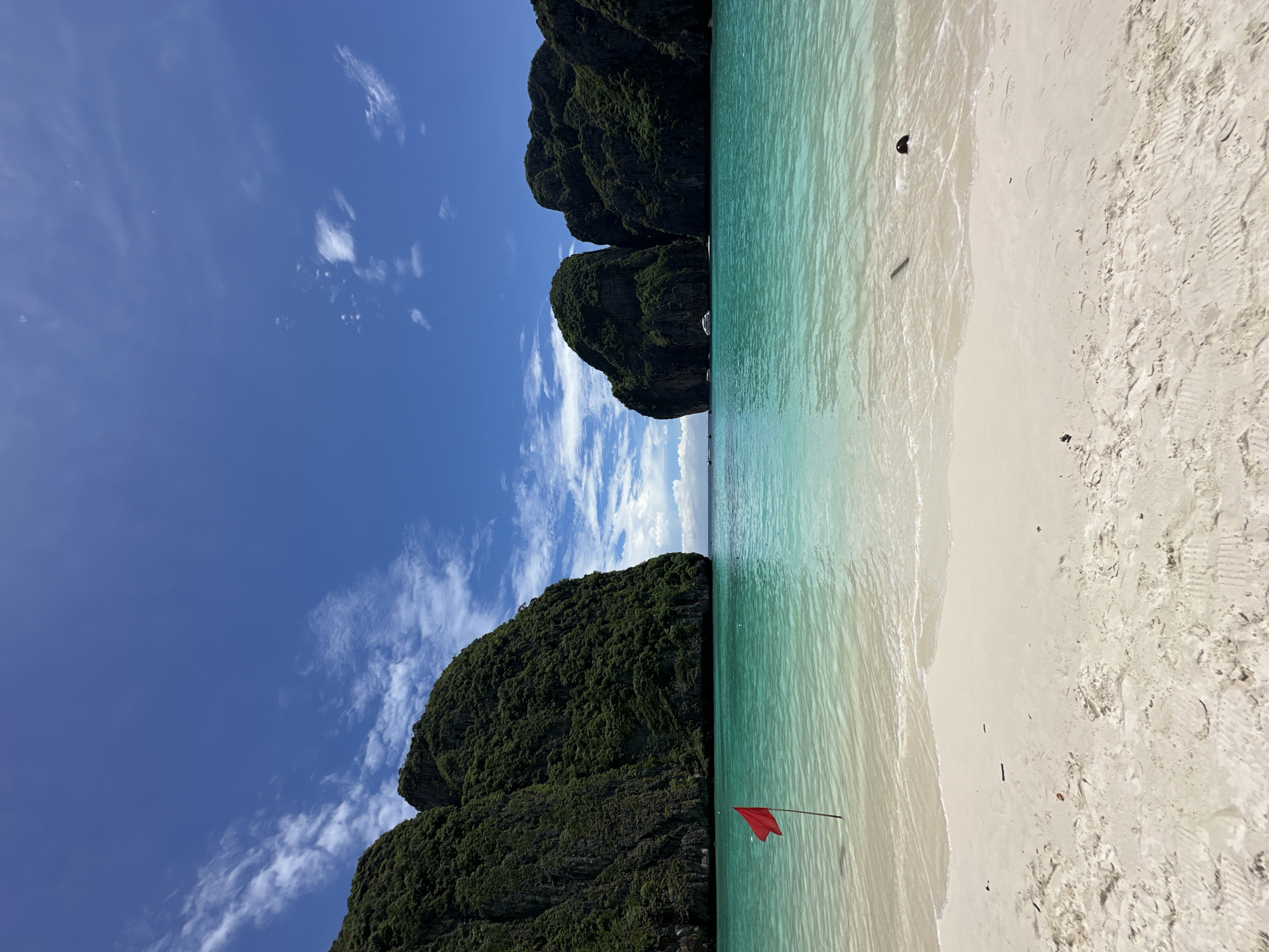 Morning at Maya Bay, Ao Nang's iconic limestone-ringed beach