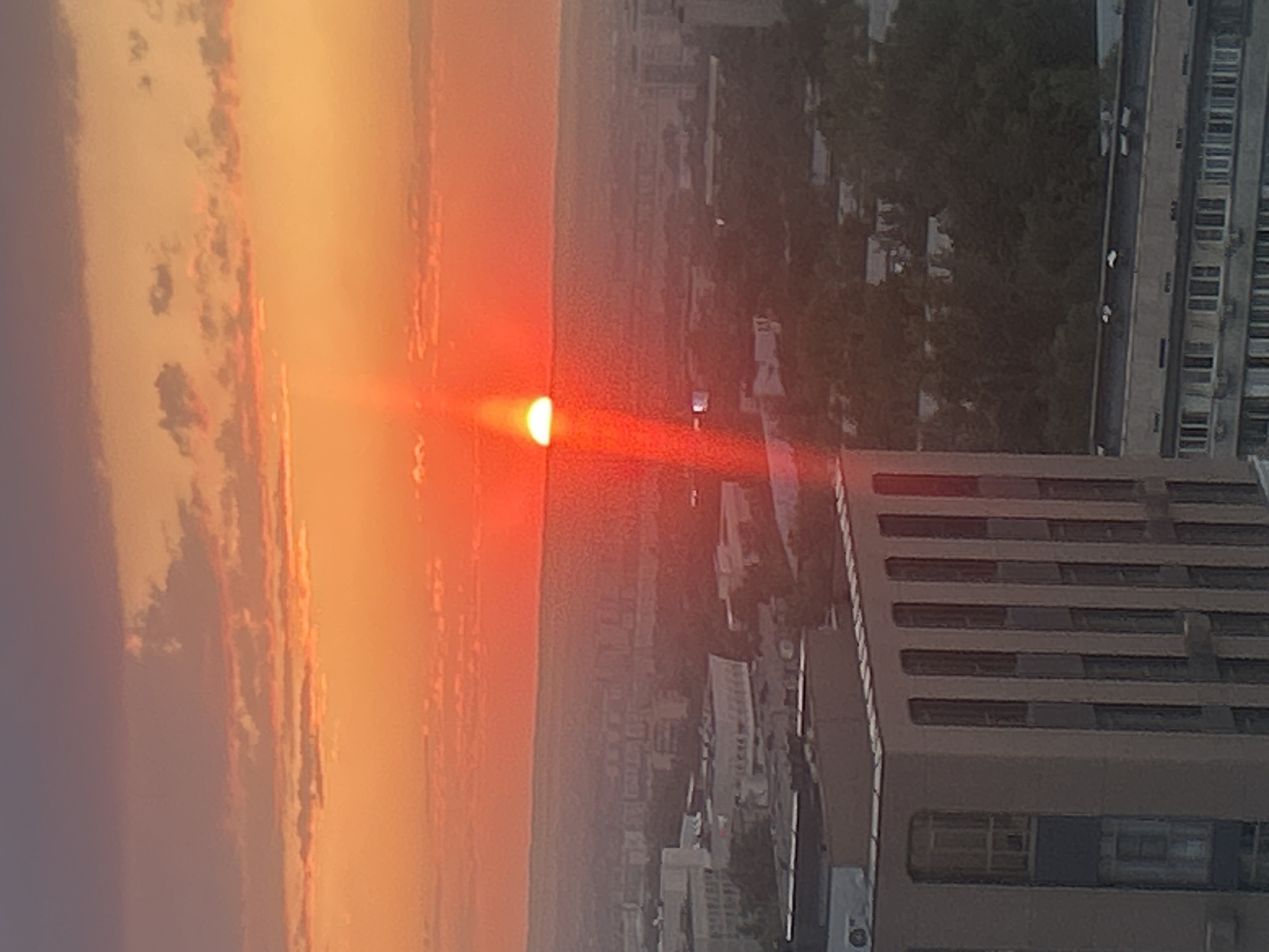Almaty sunset, multiple vantage points, golden hour.