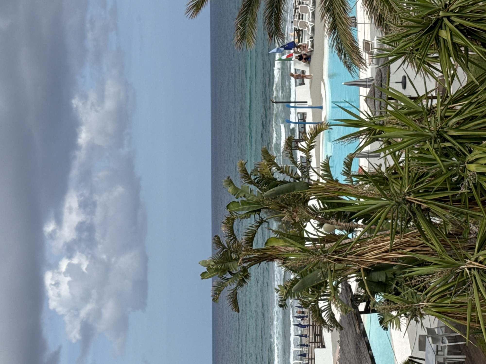 Morning resort operations captured along Sicily's coast