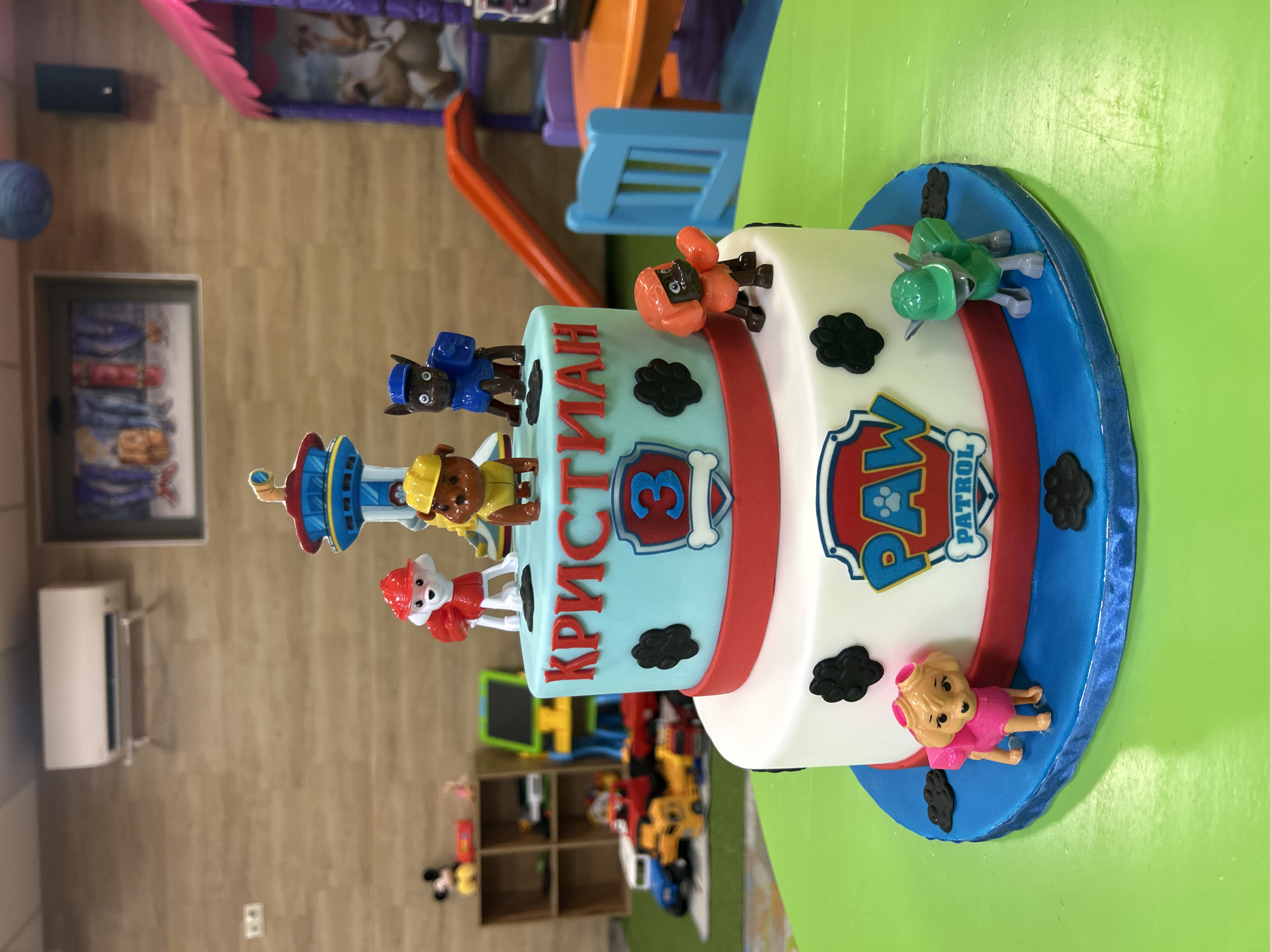 Child's Paw Patrol birthday party celebrated at Plovdiv playground