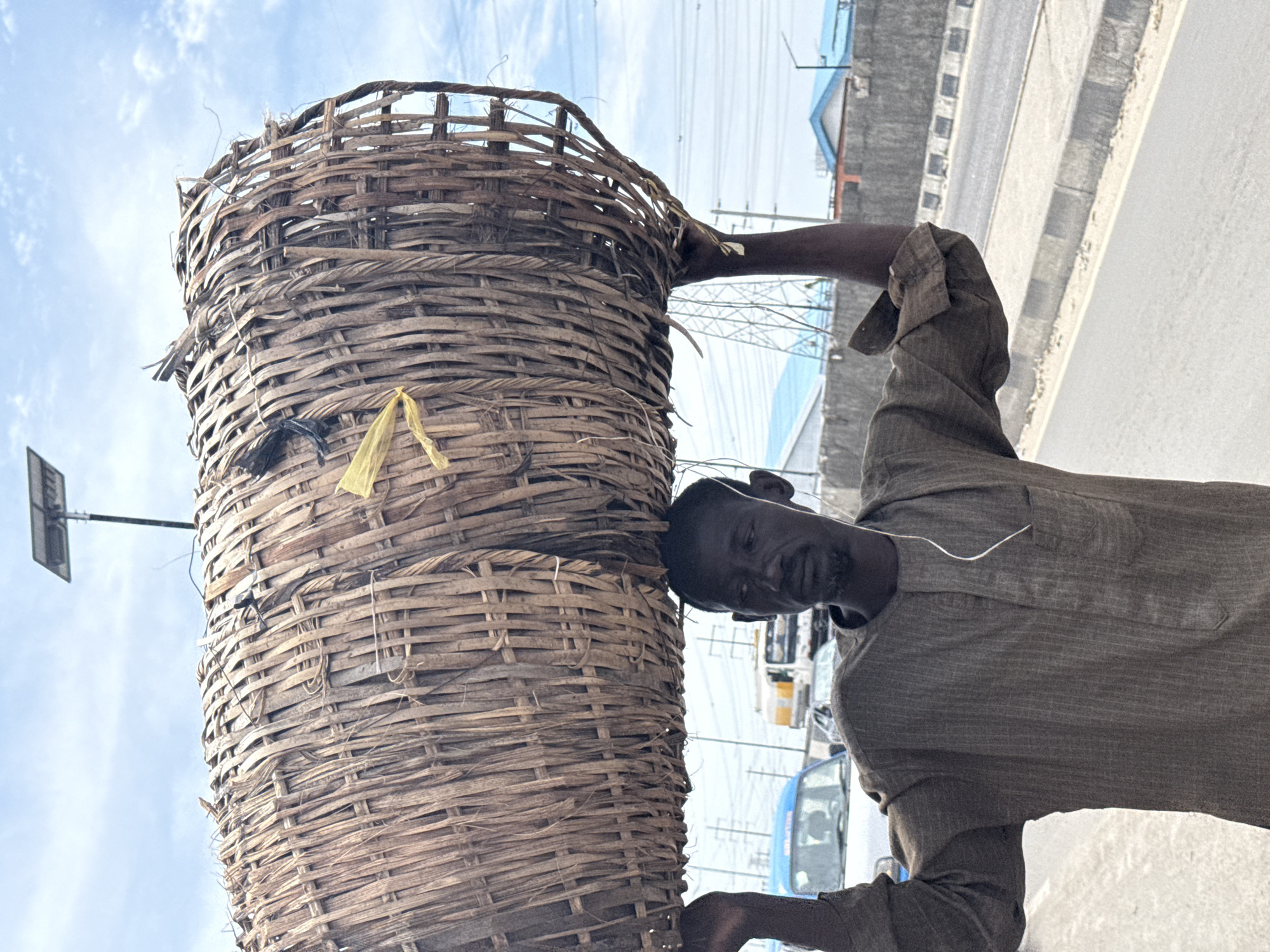 Lagos street market morning rush captured from multiple angles