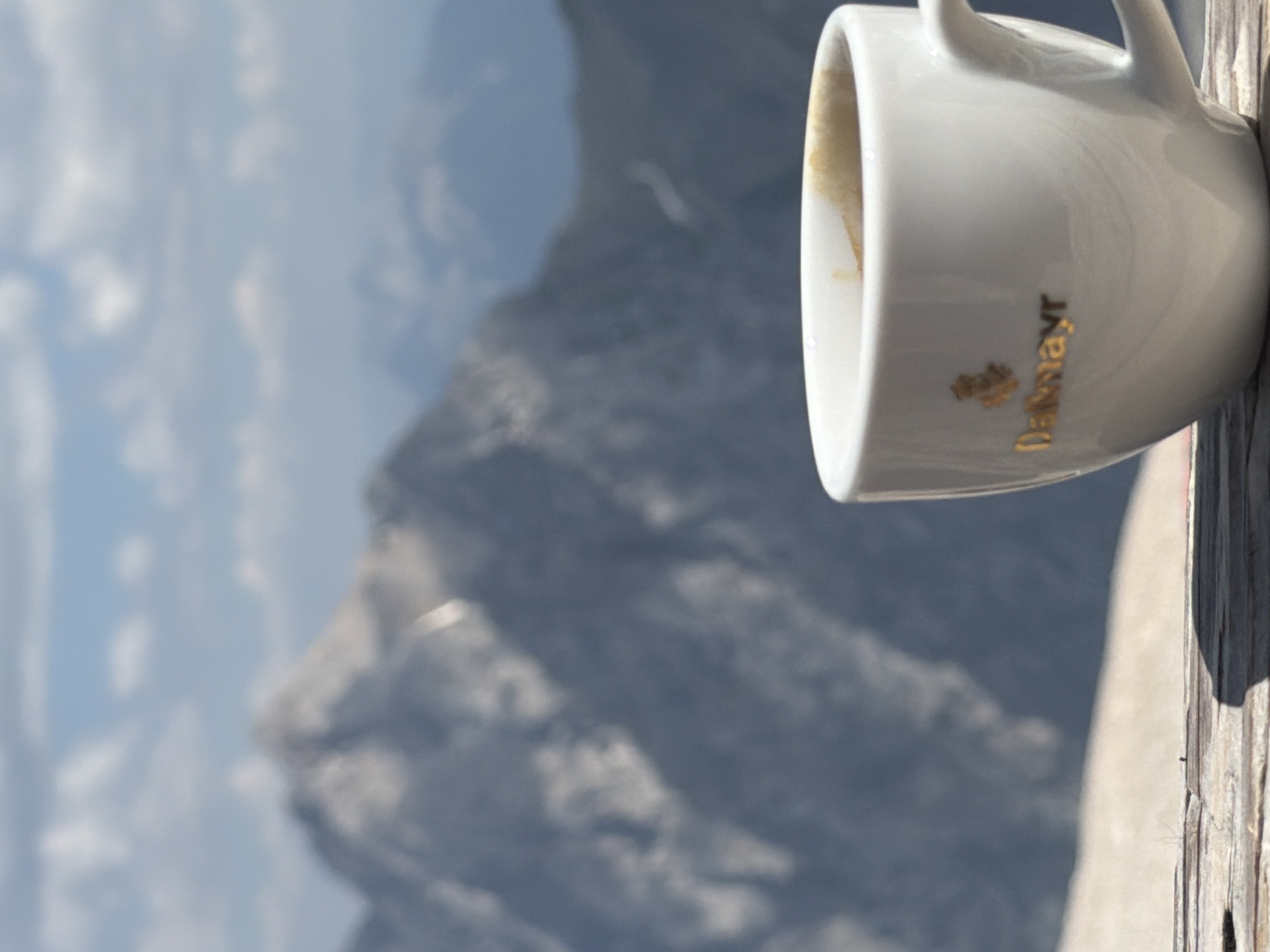 Dallmayr coffee and Alpine peaks in Garmisch-Partenkirchen