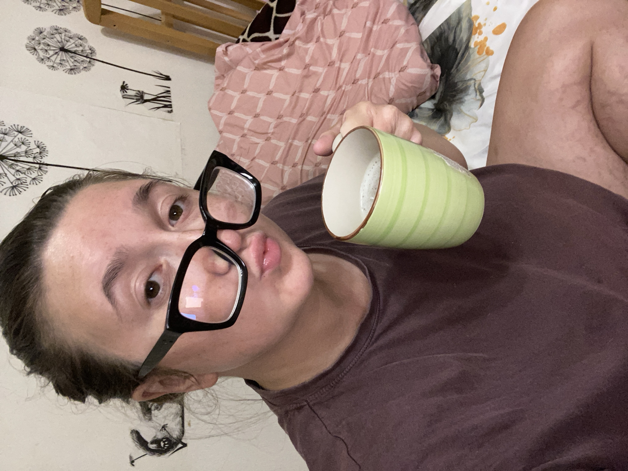 Casual evening at home in Chaikovsky, Russia