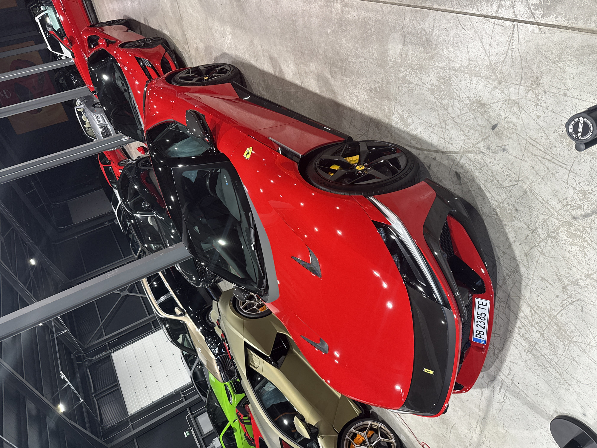 High-end car collection on display in Plovdiv showroom