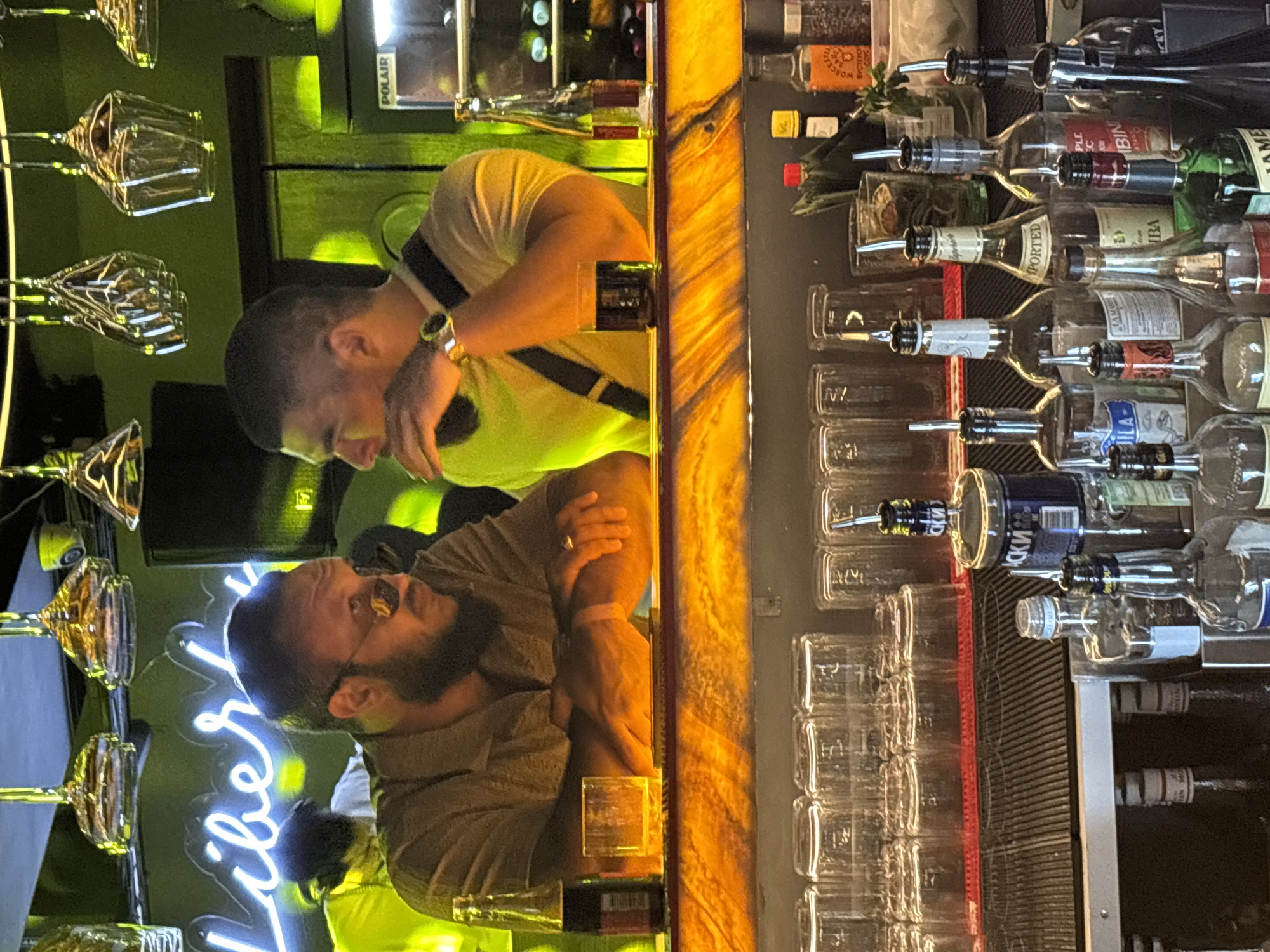 Evening bar scenes documented across Perm establishment