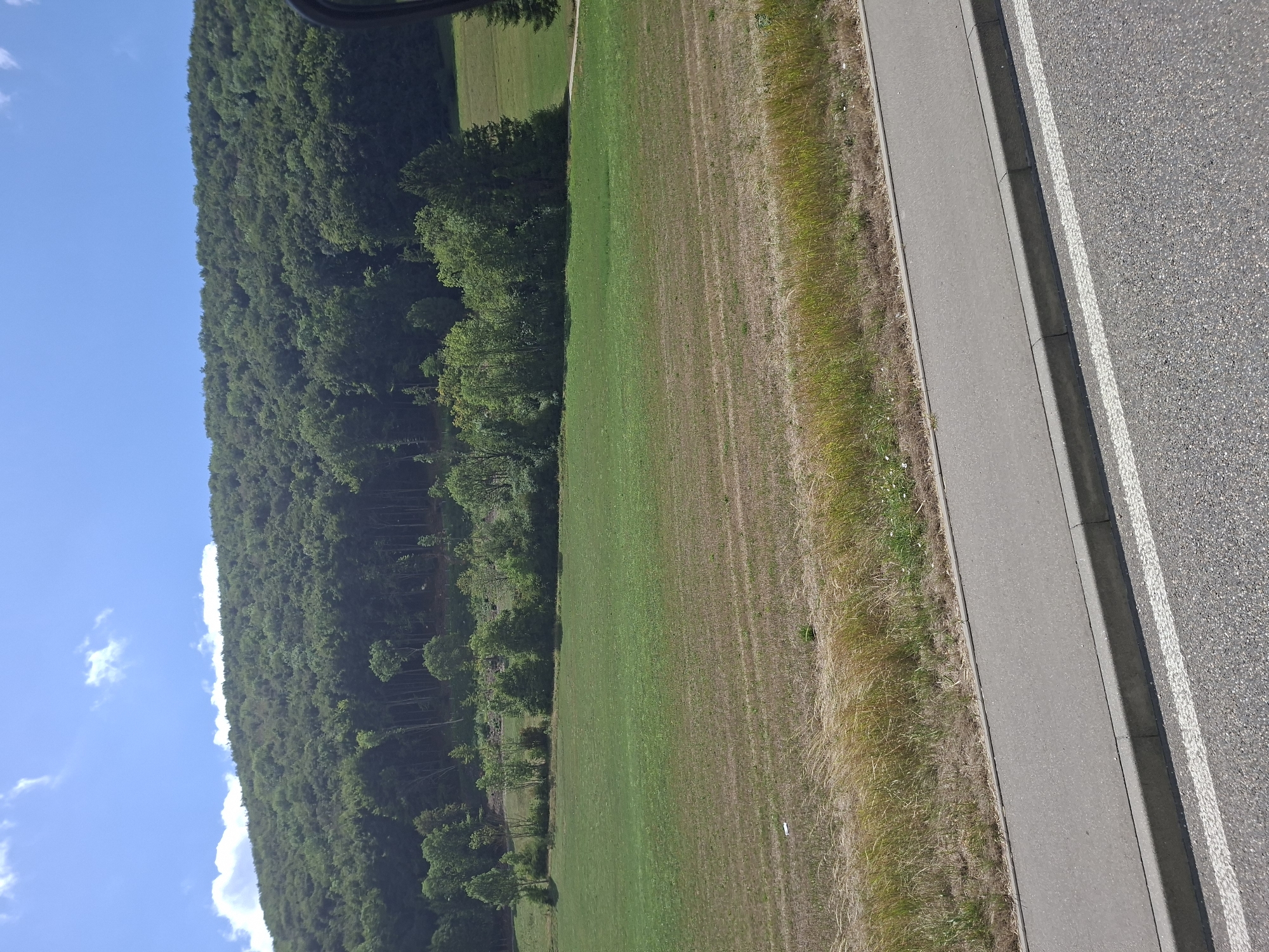 Rural roads and forested hills outside Bad Ditzenbach