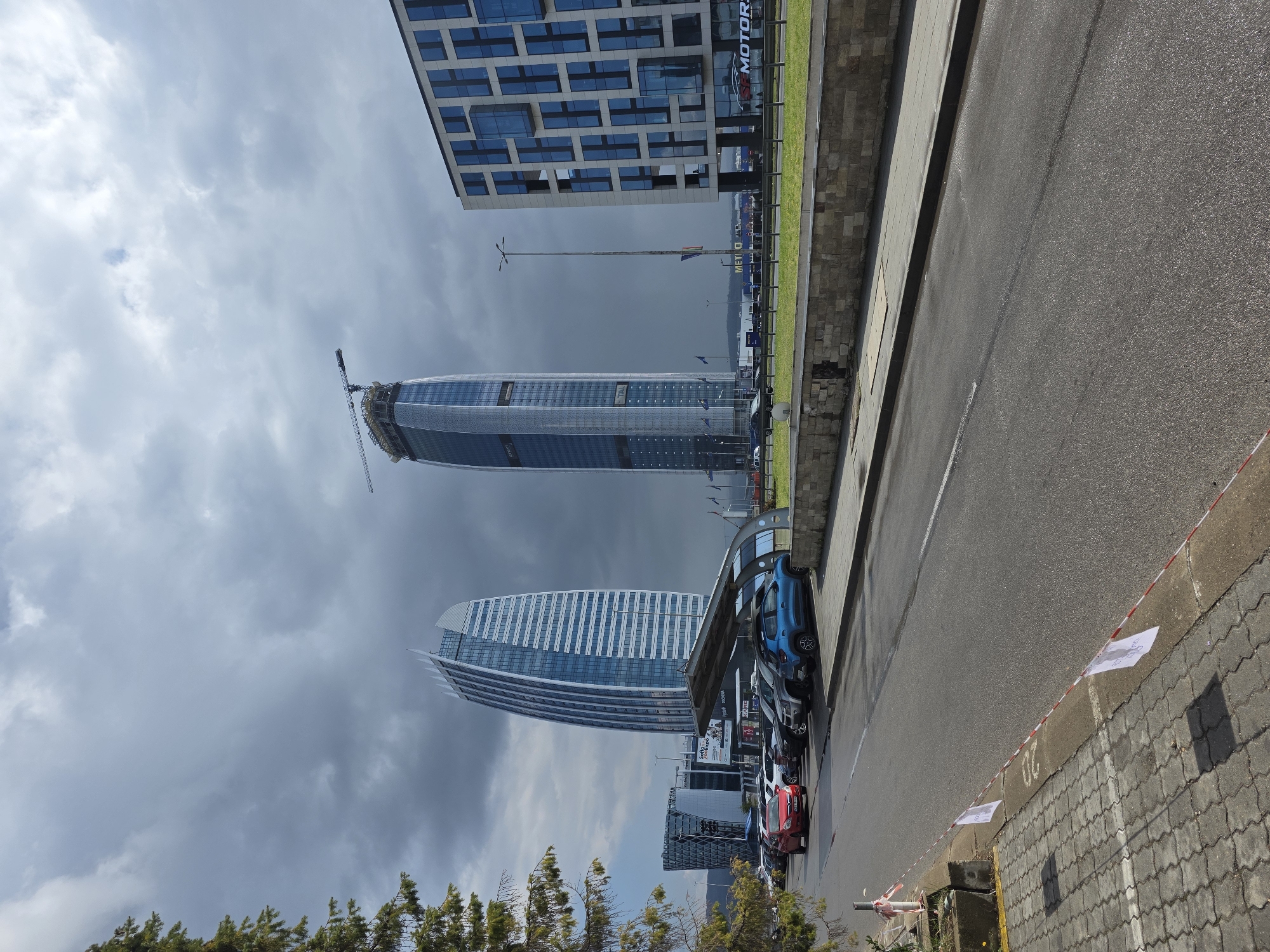 Construction continues on Sofia skyscraper amid urban development