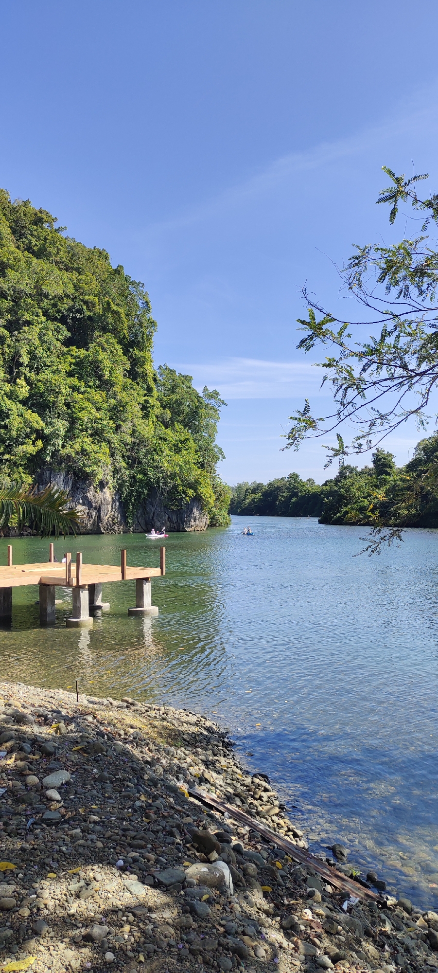 Lhok Gaq Kampung Wisata riverside spot in Lamseunia, Indonesia