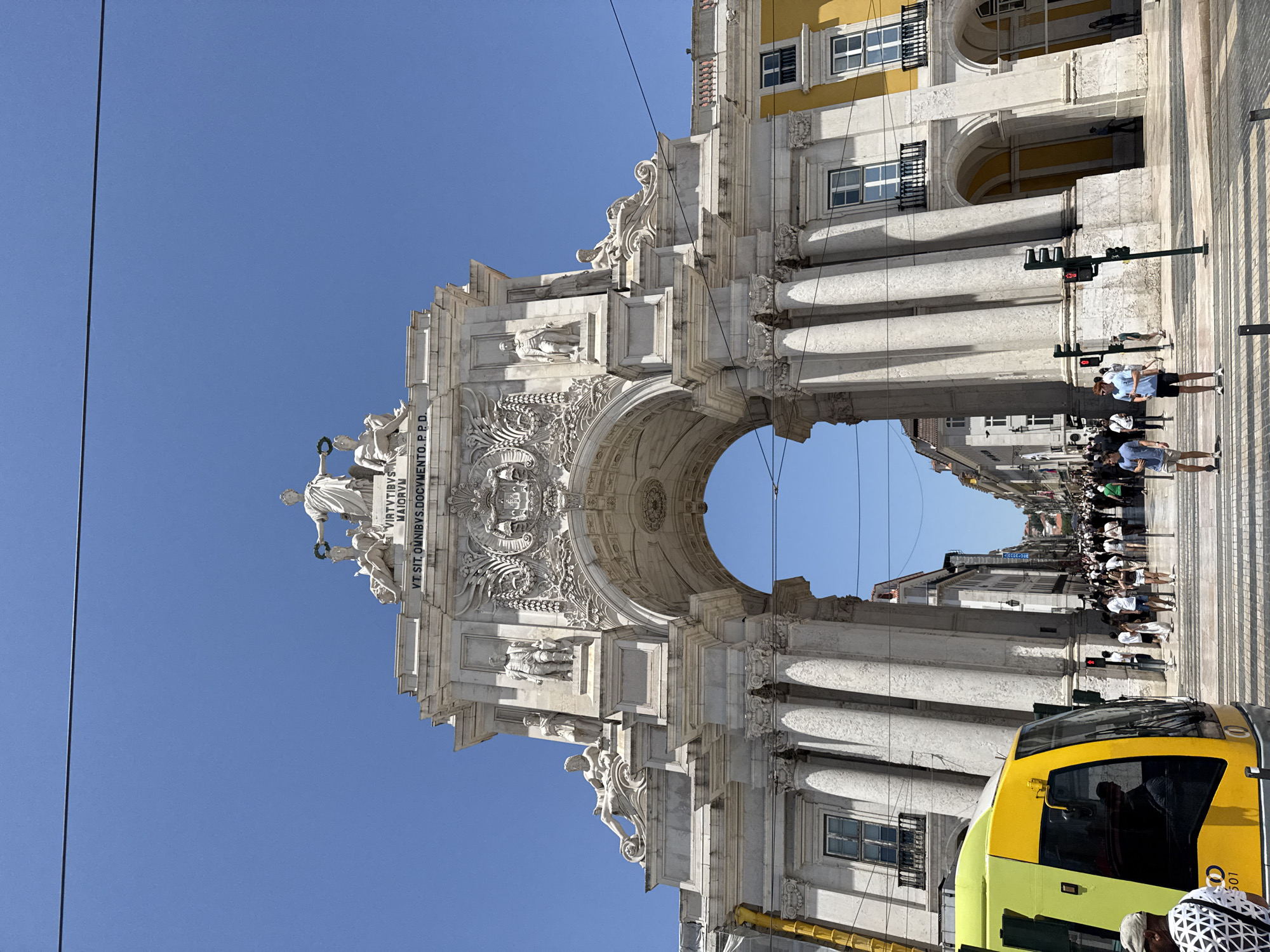 Lisbon's Praça do Comércio buzzes on a sunny afternoon