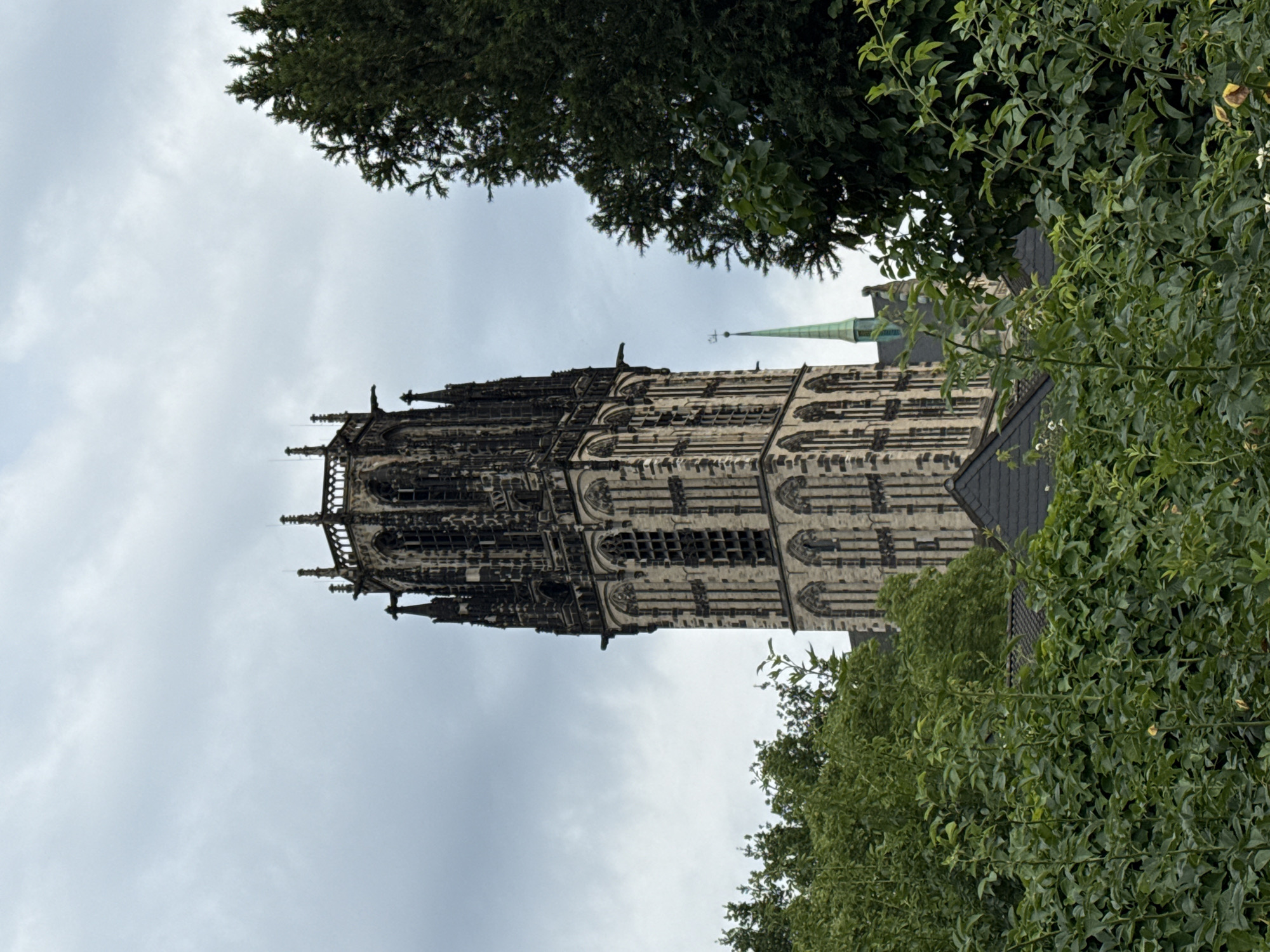 Historic architecture and canal views in central Duisburg