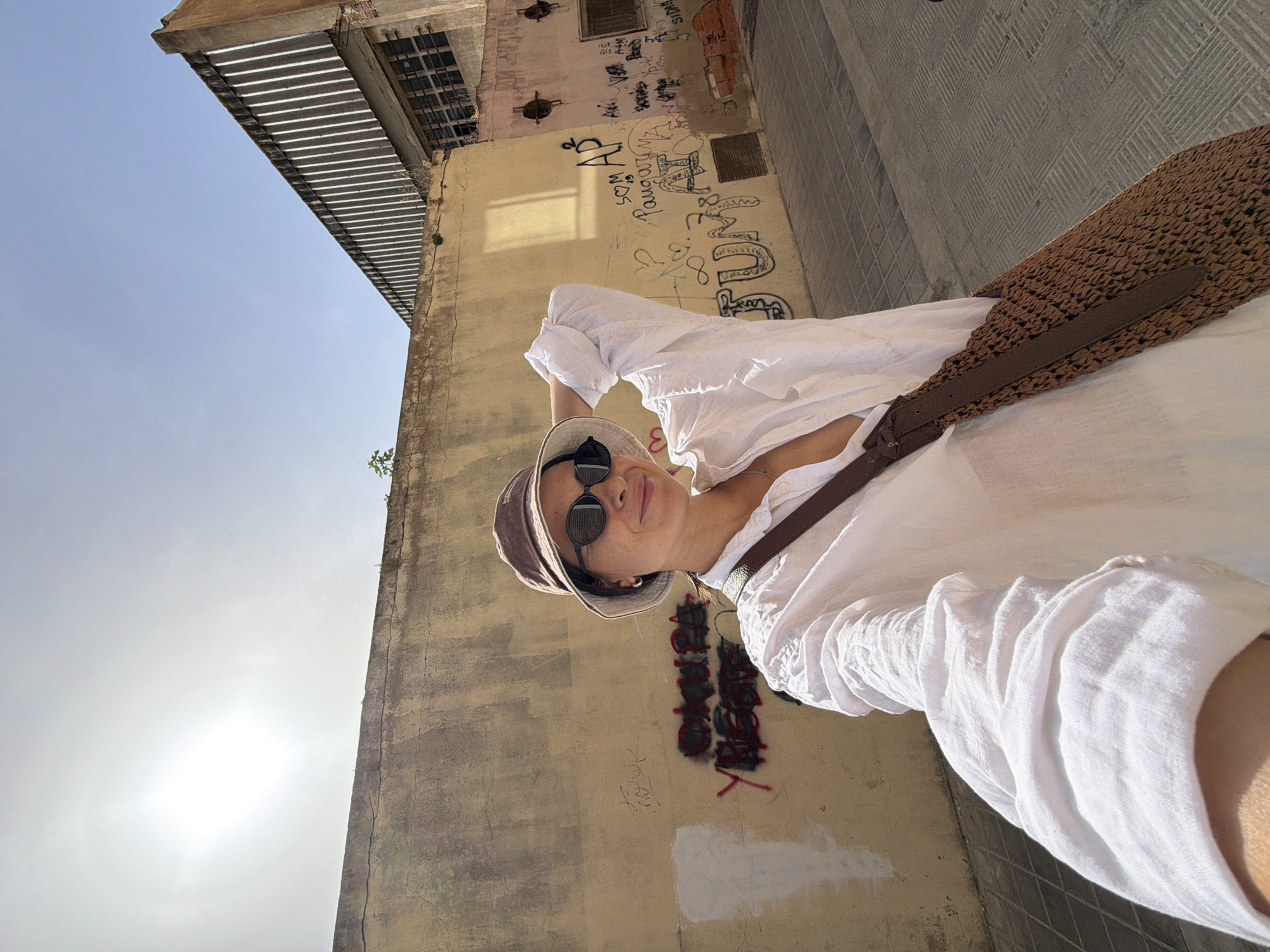 Street style and murals in an urban setting
