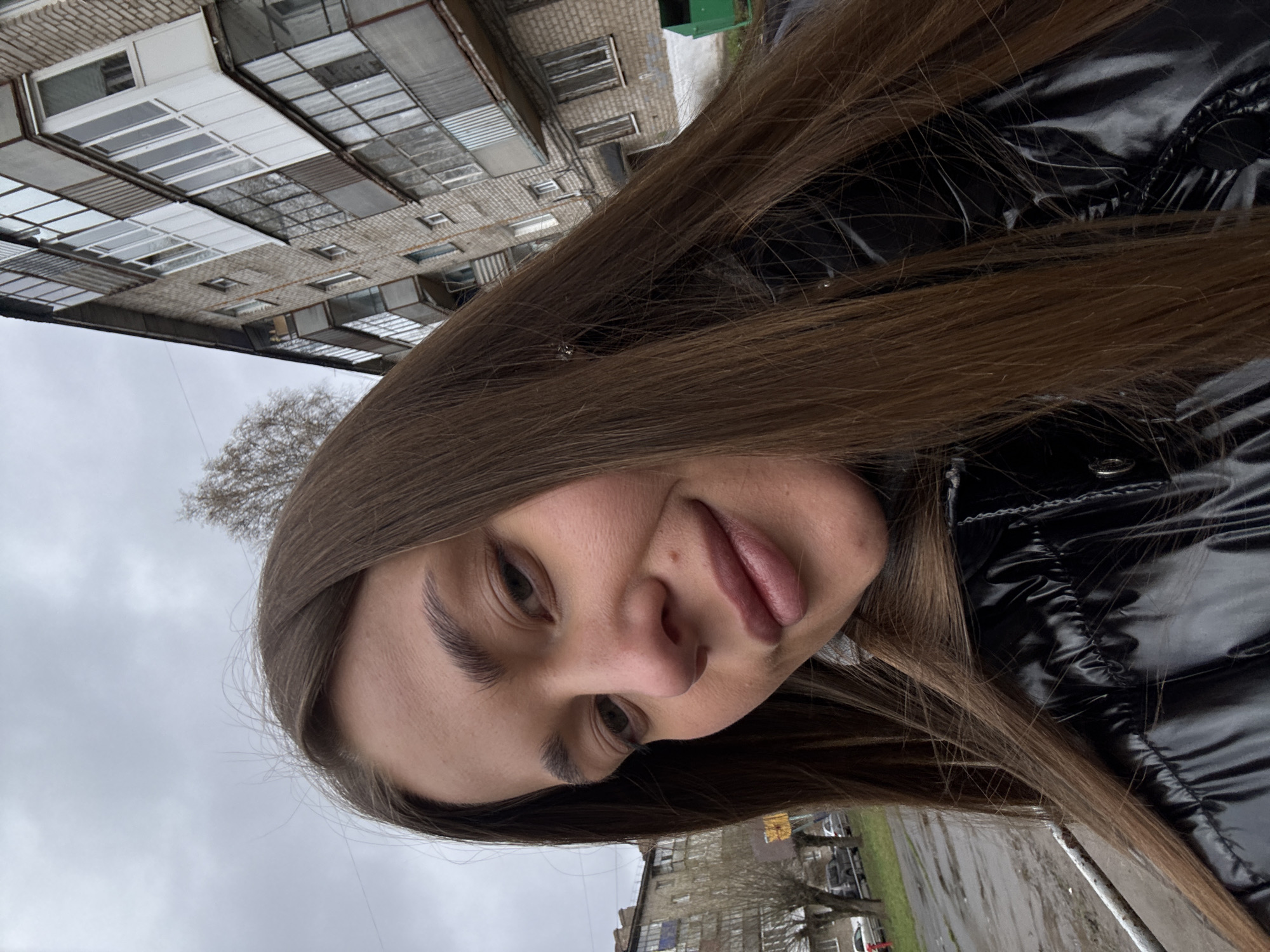 Woman Takes Selfies in Chernushka, Russia