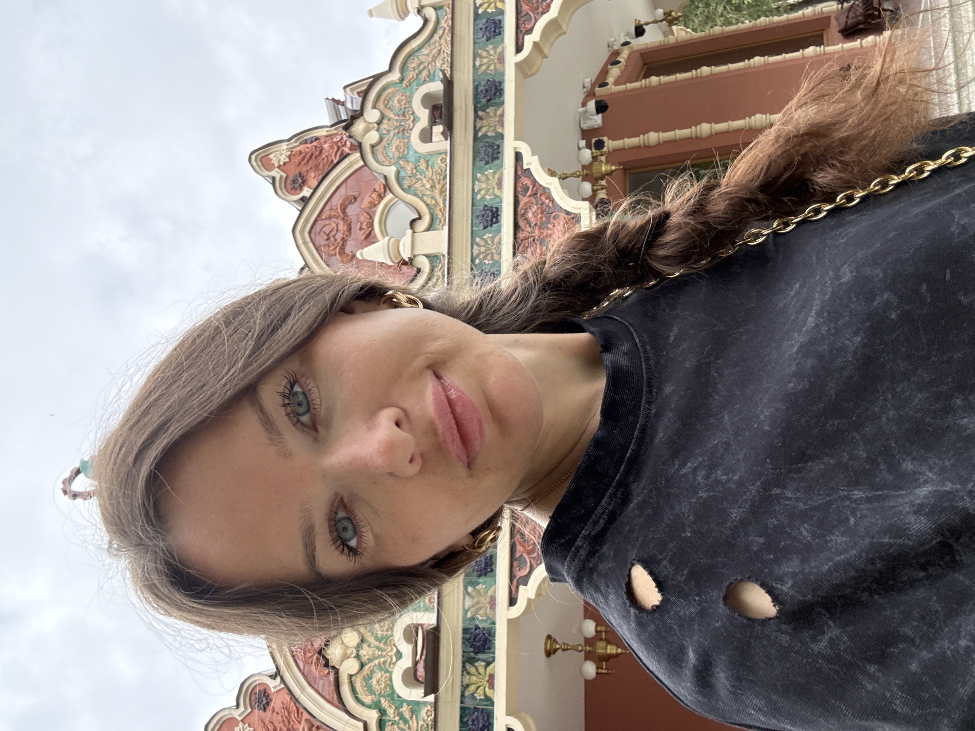 Cycling and exploring ornate architecture in central Moscow