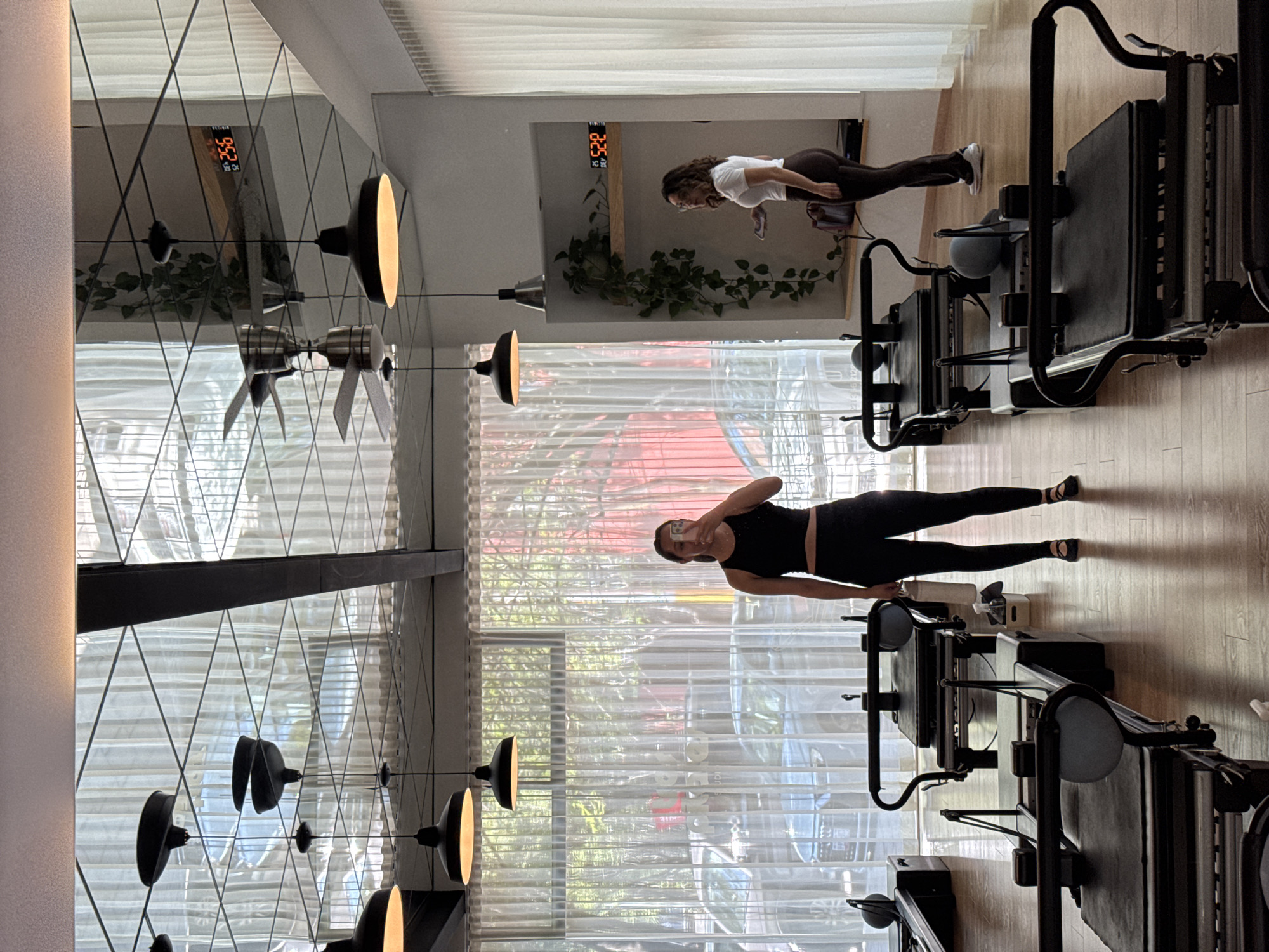 Women practice Pilates at studio in Puebla, Mexico
