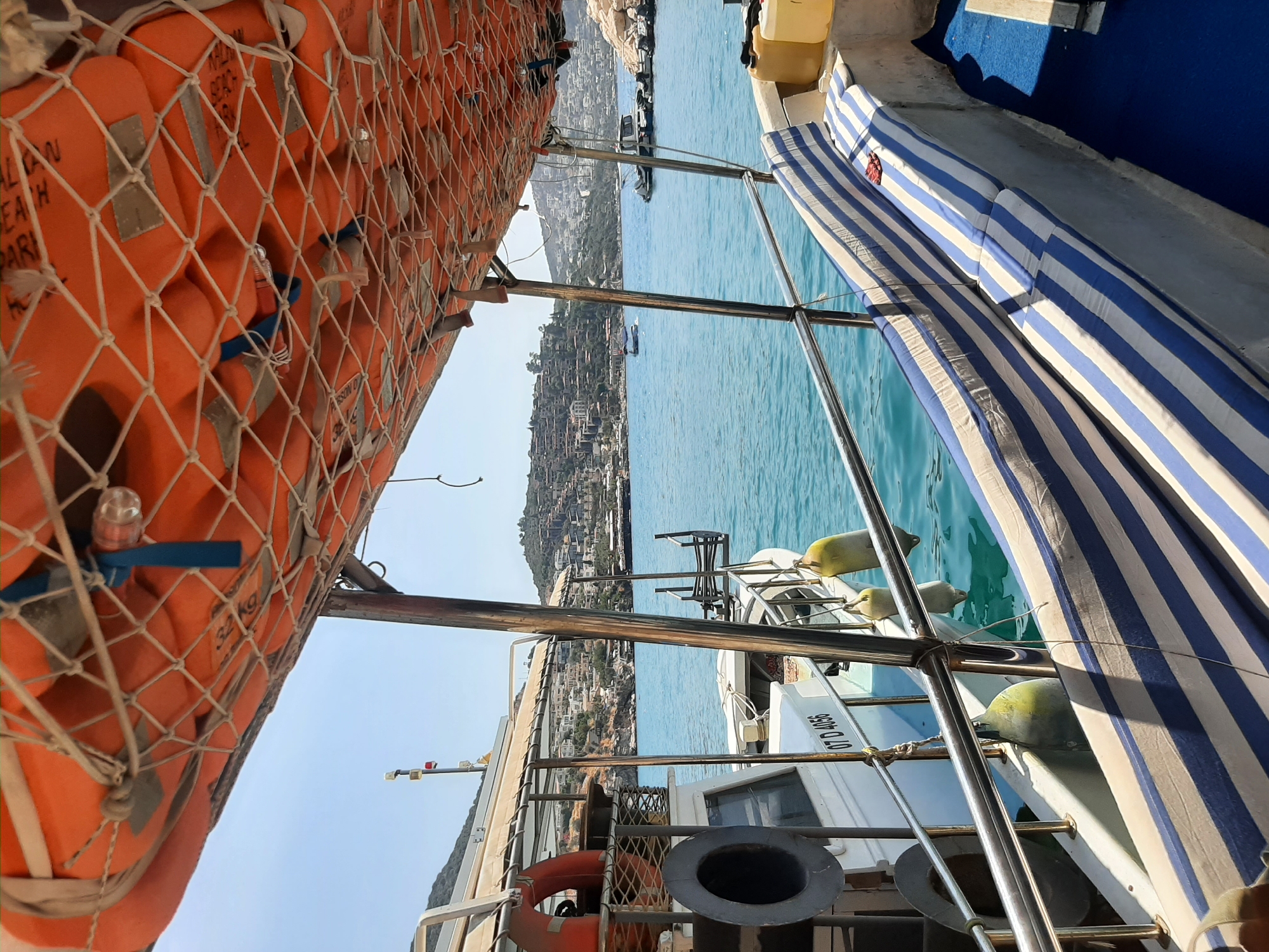 A quiet morning around the harbor and streets of Kaş, Turkey