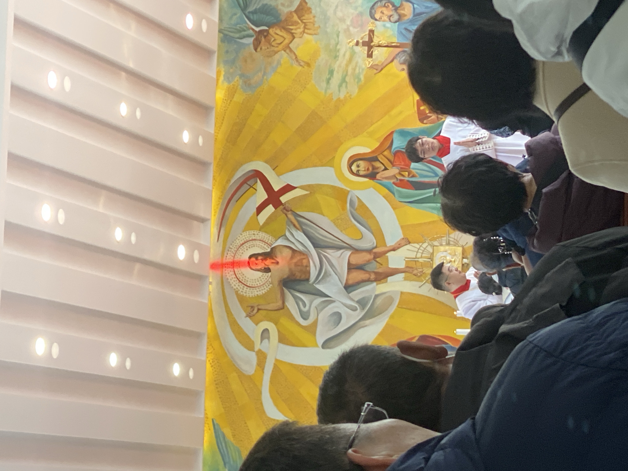 Late night church service documented in Linghe, China