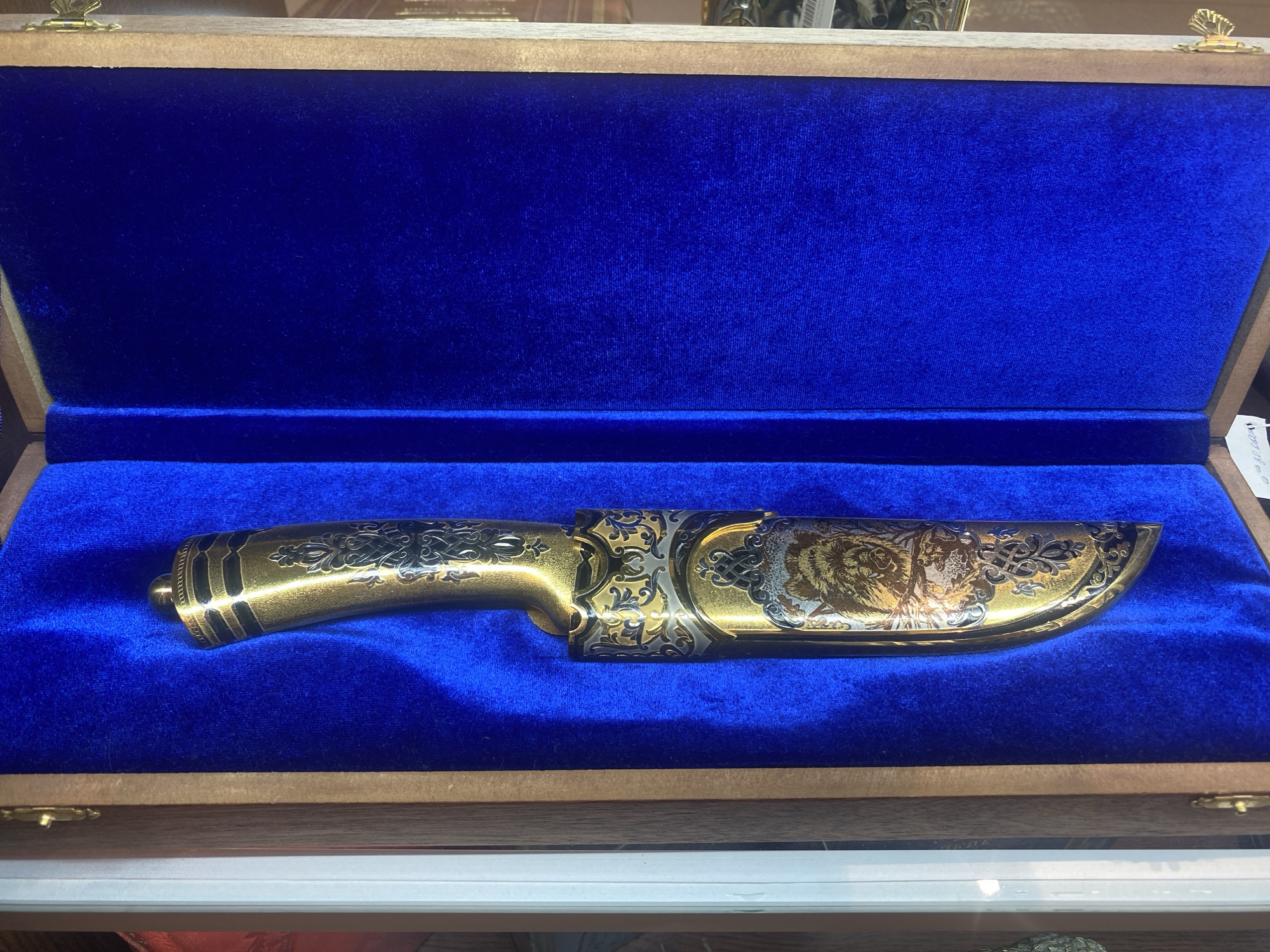 Historical weapons collection photographed in Mikhalkovo, Russia