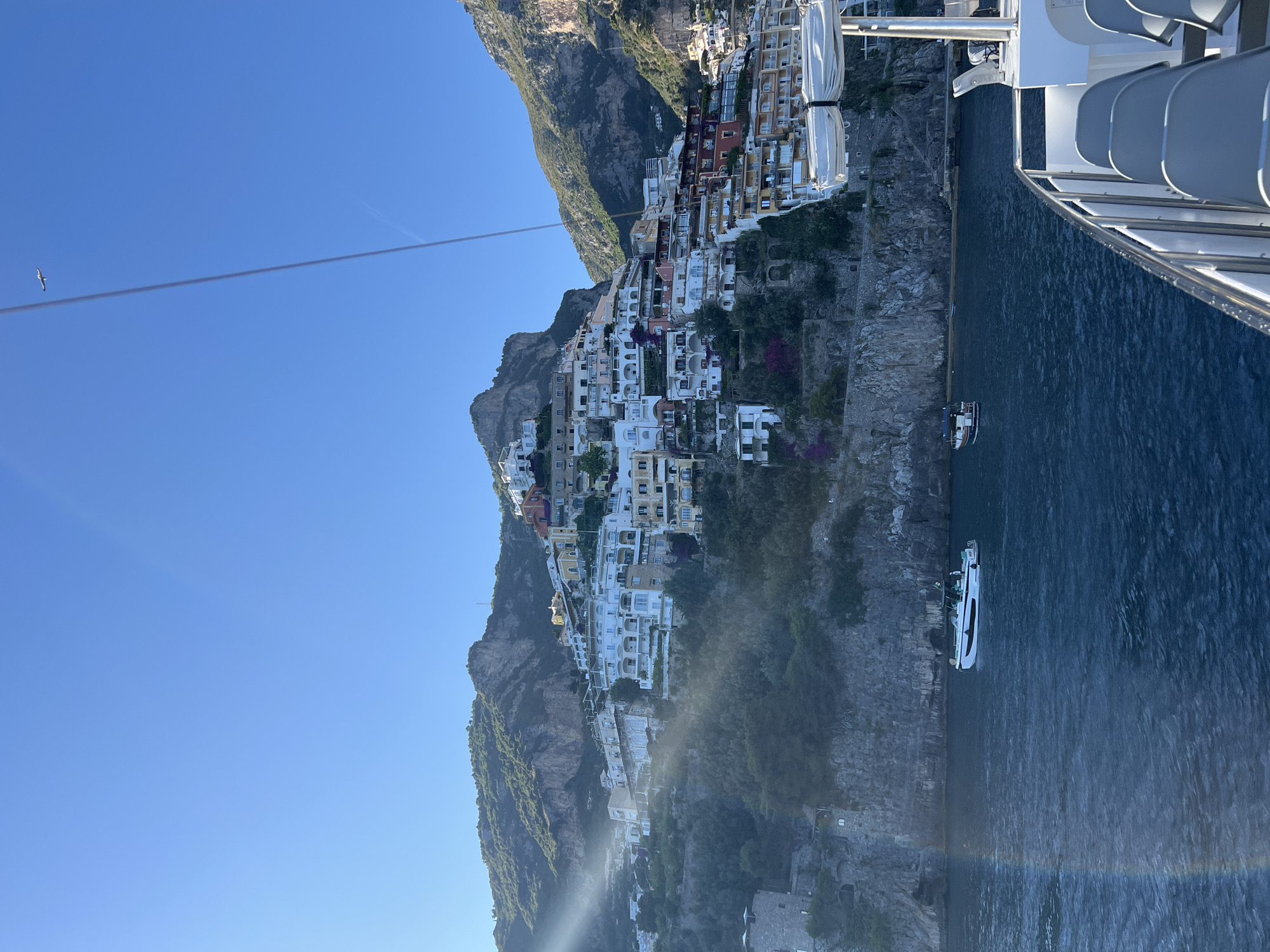 Boat tour captures scenic Amalfi Coast views near Arienzo