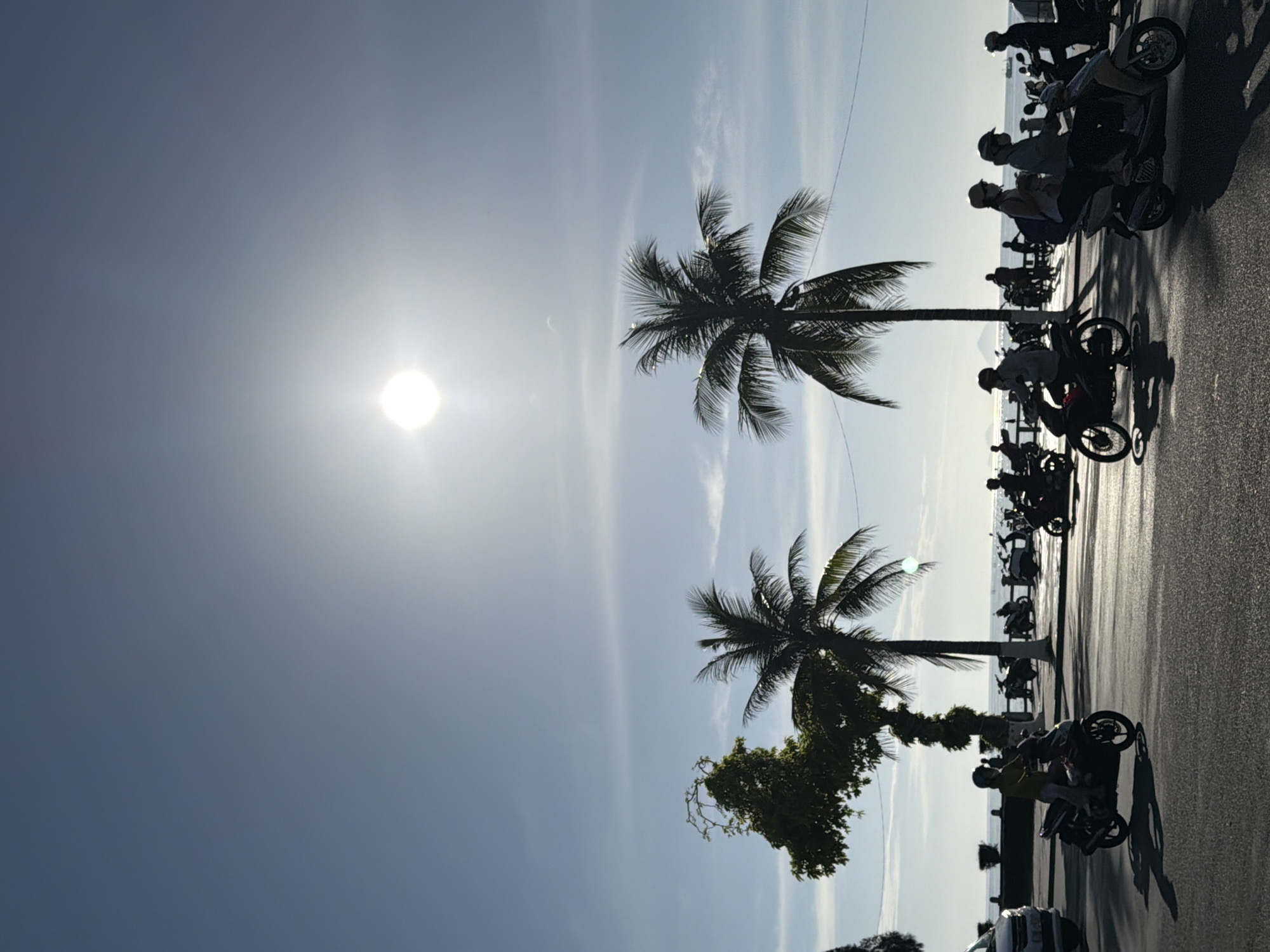 Nha Trang beachfront on a sunny morning, people and scenes
