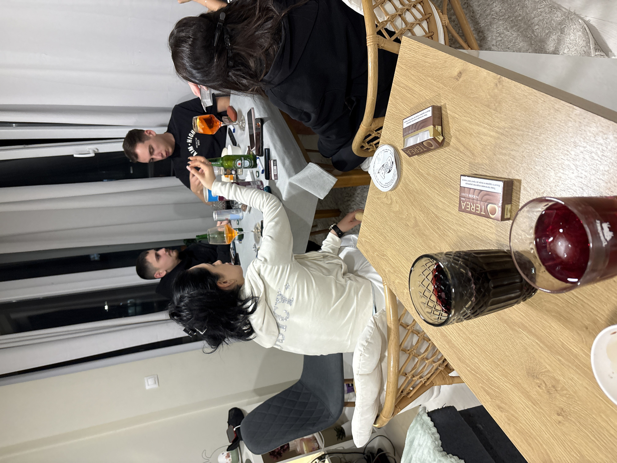Evening social gathering with drinks and dining in Sofia